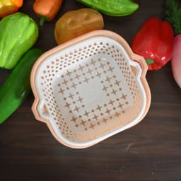 2 In 1 Basket Strainer To Rinse Various Types Of Items Like Fruits, Vegetables Etc. ID-2785