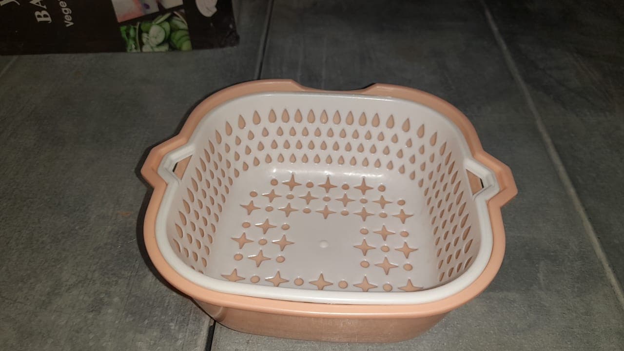 2 In 1 Basket Strainer To Rinse Various Types Of Items Like Fruits, Vegetables Etc. ID-2785 thumbnail 8