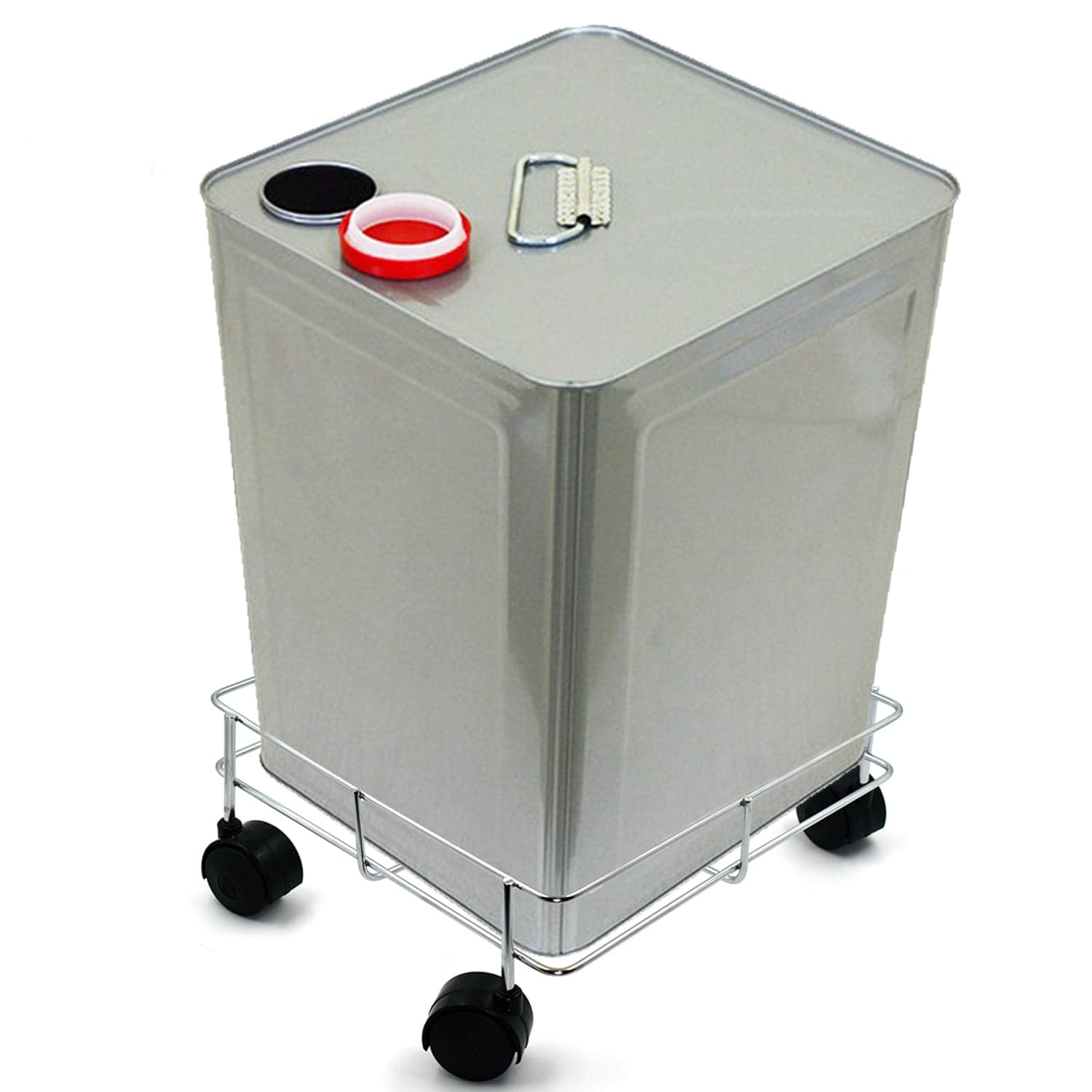 Ss Square Oil Stand For Carrying Oil Bottles And Jars Easily Without Any Problem. thumbnail 4