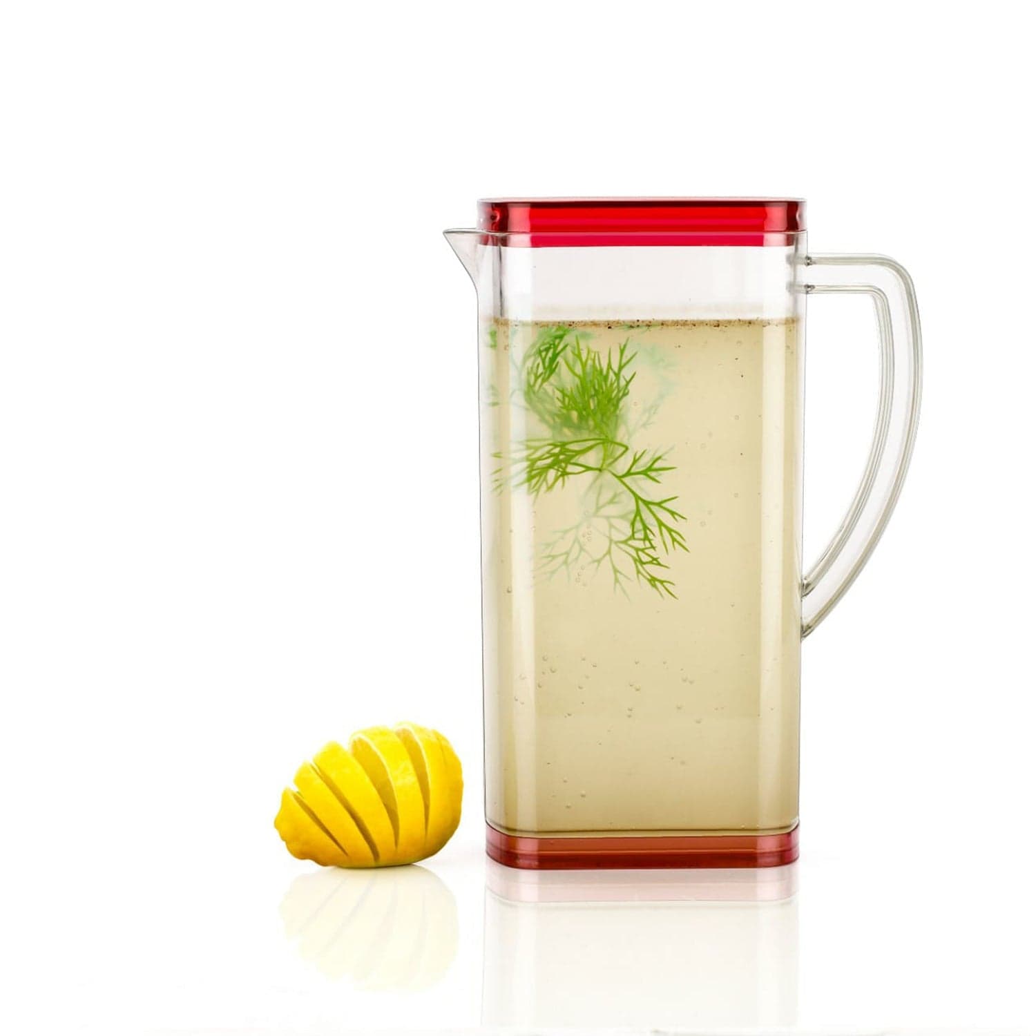 2000Ml Square Jug For Carrying Water And Types Of Juices And Beverages And All. thumbnail 4