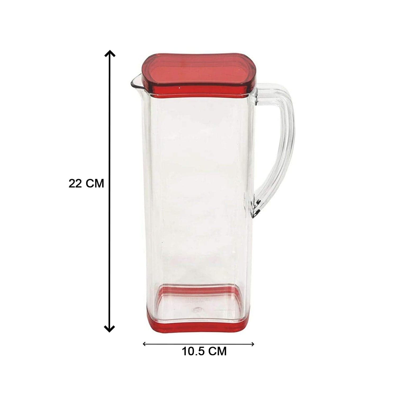2000Ml Square Jug For Carrying Water And Types Of Juices And Beverages And All. thumbnail 6