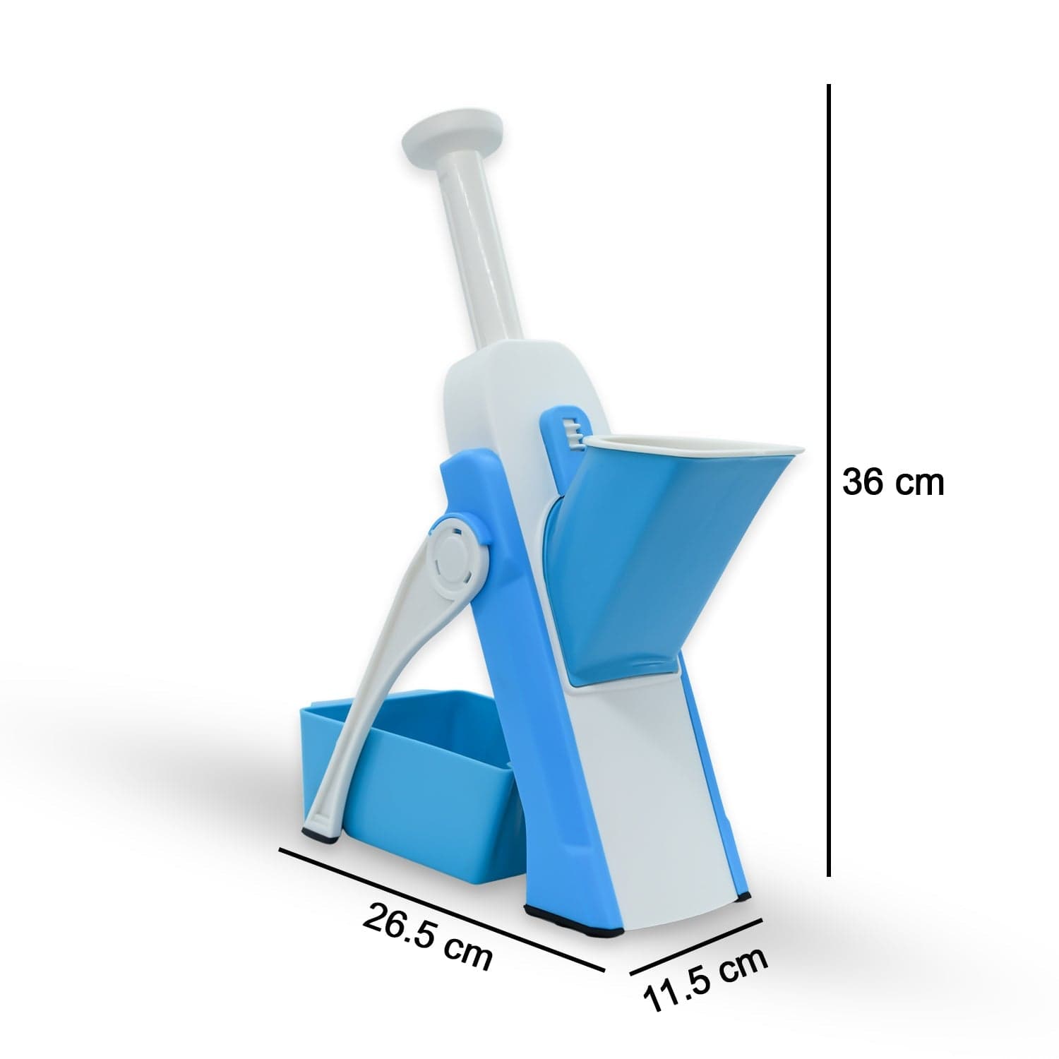 Multi functional Time Saving Adjustable Hand Press Vegetables Chopper ID-2803 thumbnail 7