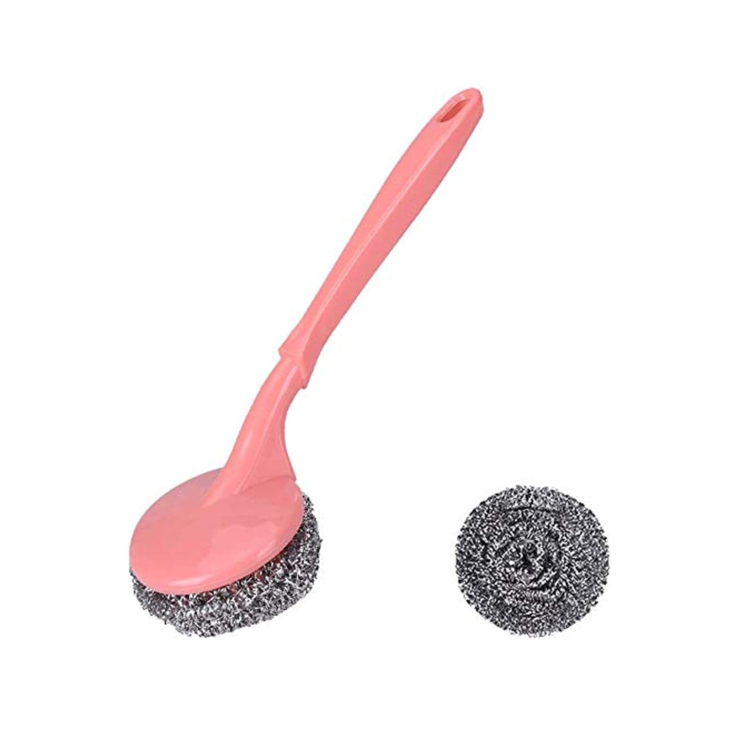 Scrubber with Handle for Kitchen and Utensil Cleaning and Hard Stains, thumbnail 1