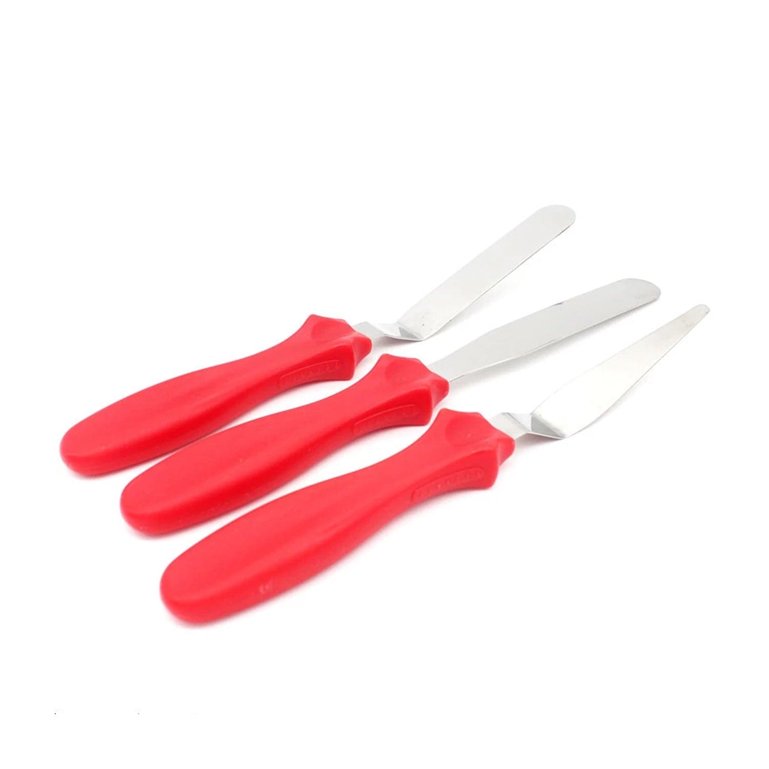 MULTI-FUNCTION STAINLESS STEEL CAKE ICING SPATULA FLAT ANGULAR TRIANGLE PALLET KNIFE SET thumbnail 5