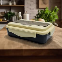 Lunch Box Flex Lock Plastic Liner Lunch Container, Portable Tableware Set For Kid Adult Student Children Keep Food Warm
