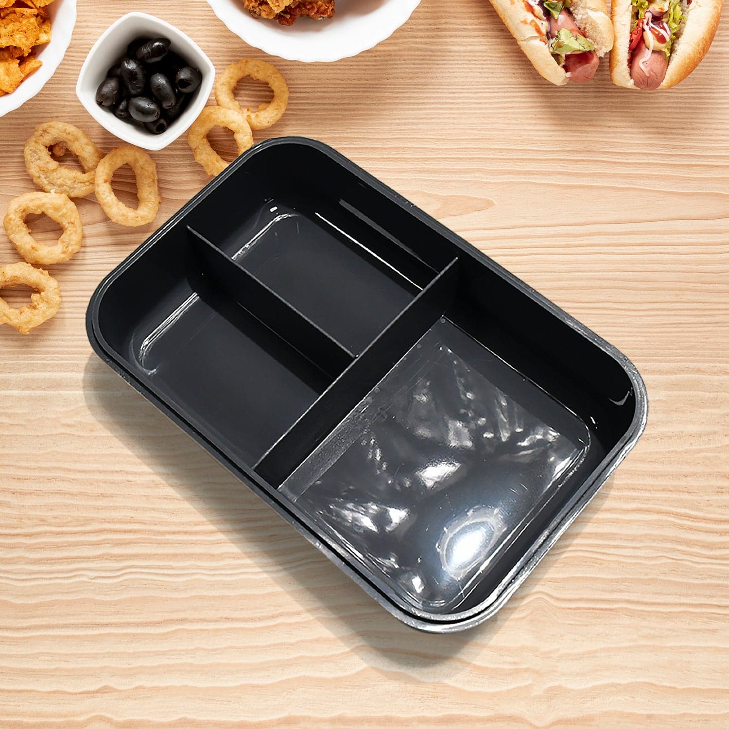 Lunch Box Flex Lock Plastic Liner Lunch Container, Portable Tableware Set For Kid Adult Student Children Keep Food Warm thumbnail 5