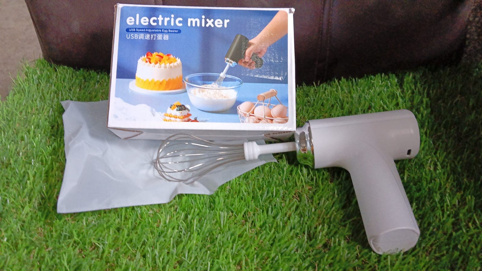 Wireless Portable Hand Mixer - Rechargeable Handheld Whisk Beater for Baking & Blending (2pc) thumbnail 8