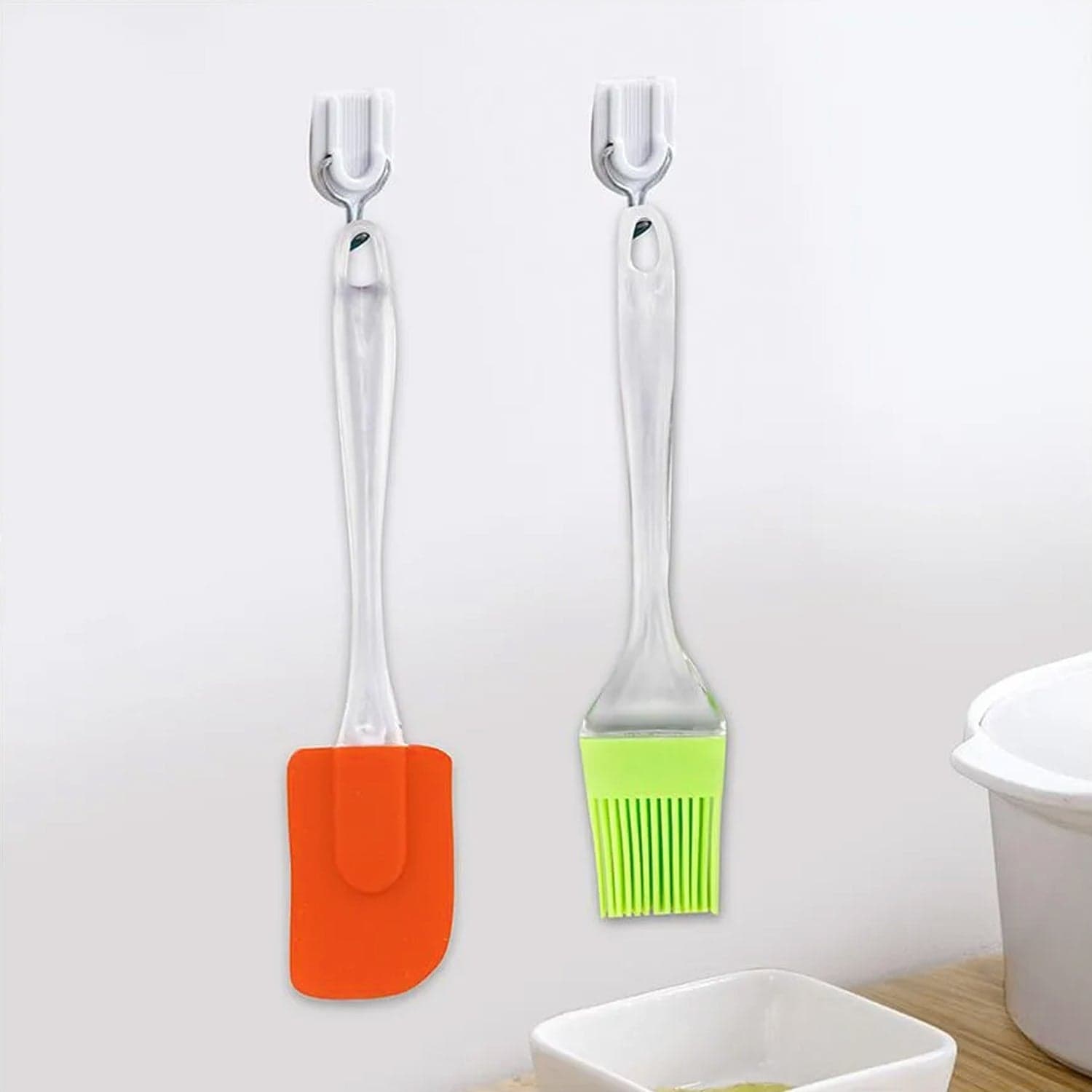 2 in 1 Combo of Big Brush & Spatula Set (2 Pcs Set) thumbnail 1