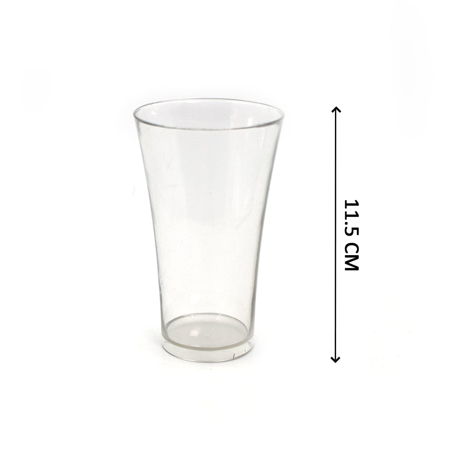 Plastic Drinking Glass Juice Glass Water Glass Set of 6 Transparent Glass thumbnail 7