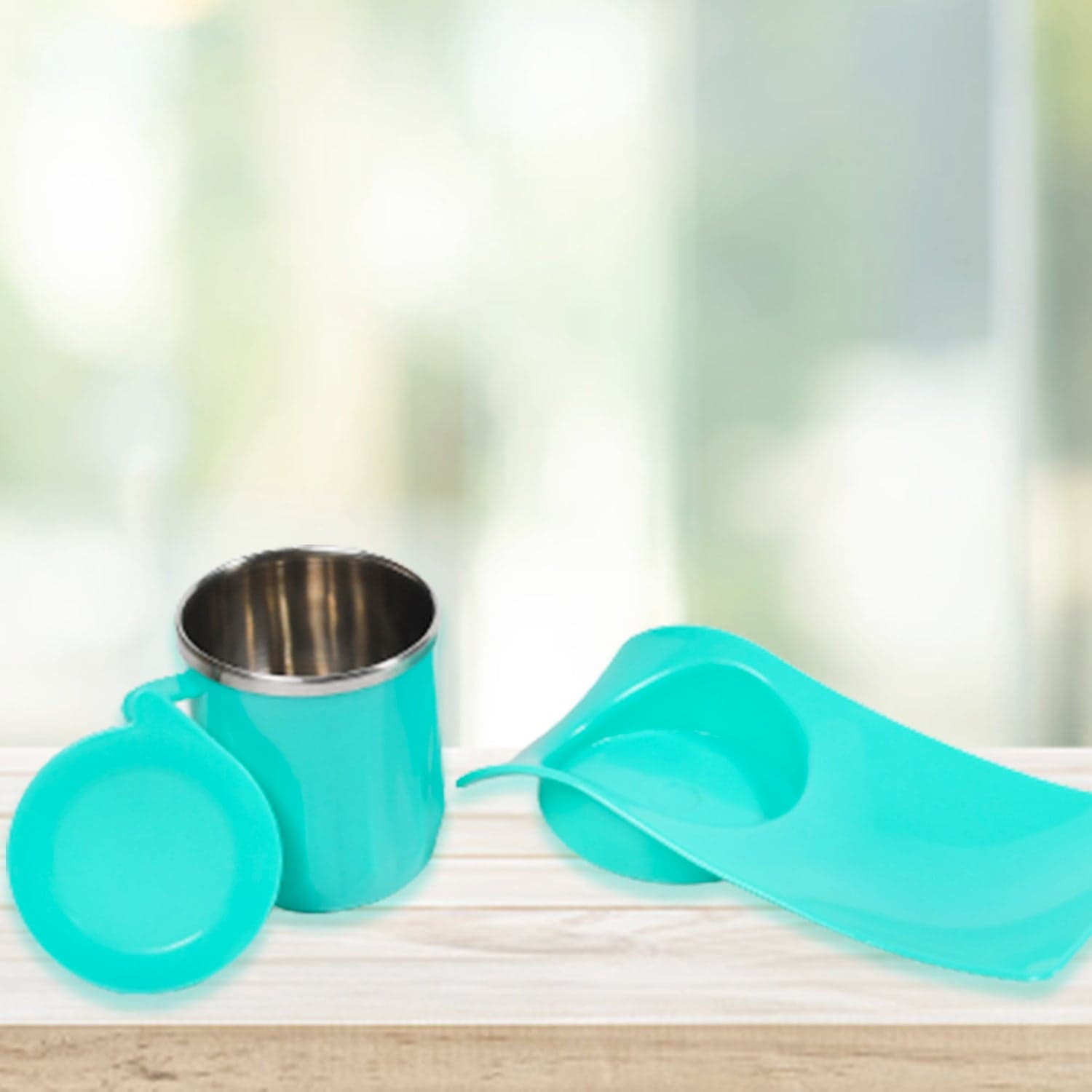 Snack Tray with 350ml Steel Cup for Kids & Home Use thumbnail 7