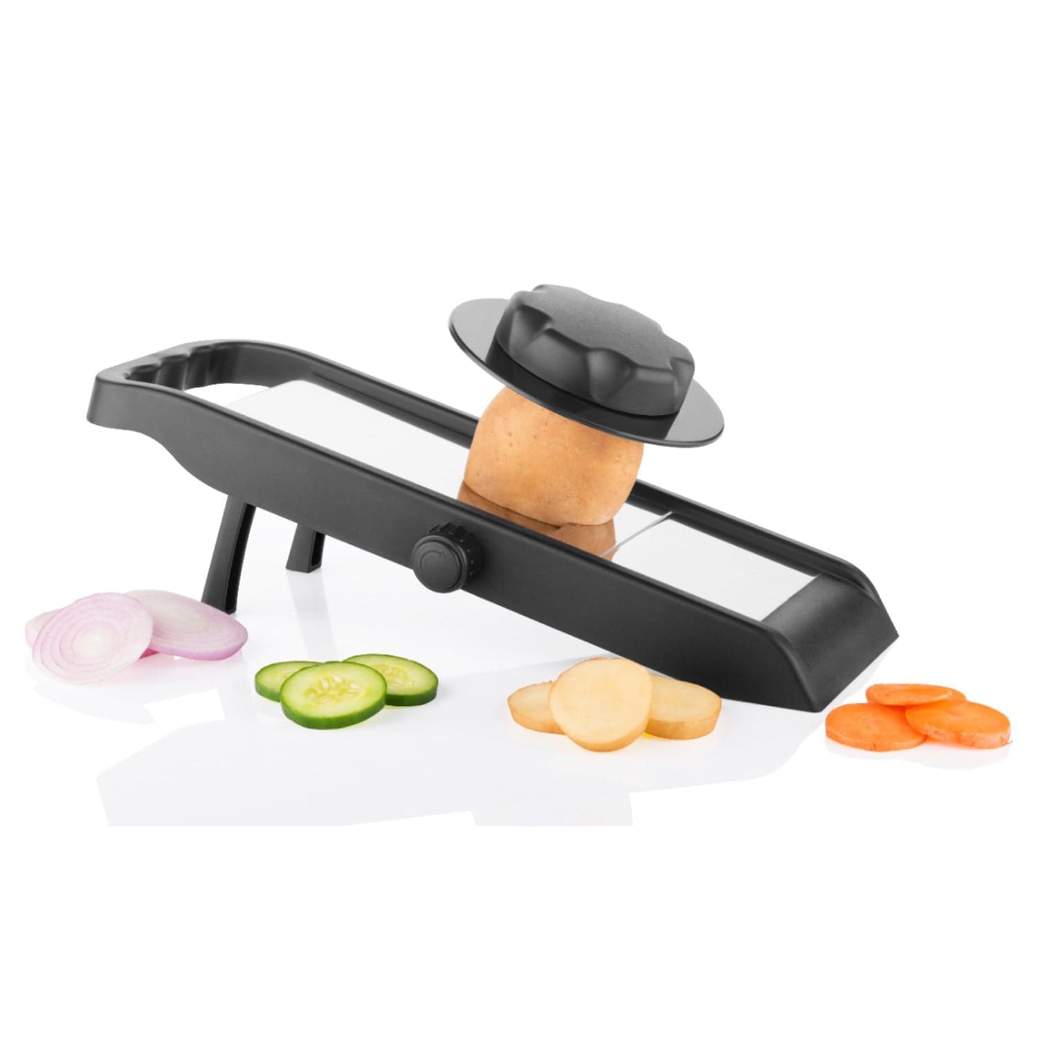Adjustable Multipurpose Potato / Onion Slicer and Grater thumbnail 8