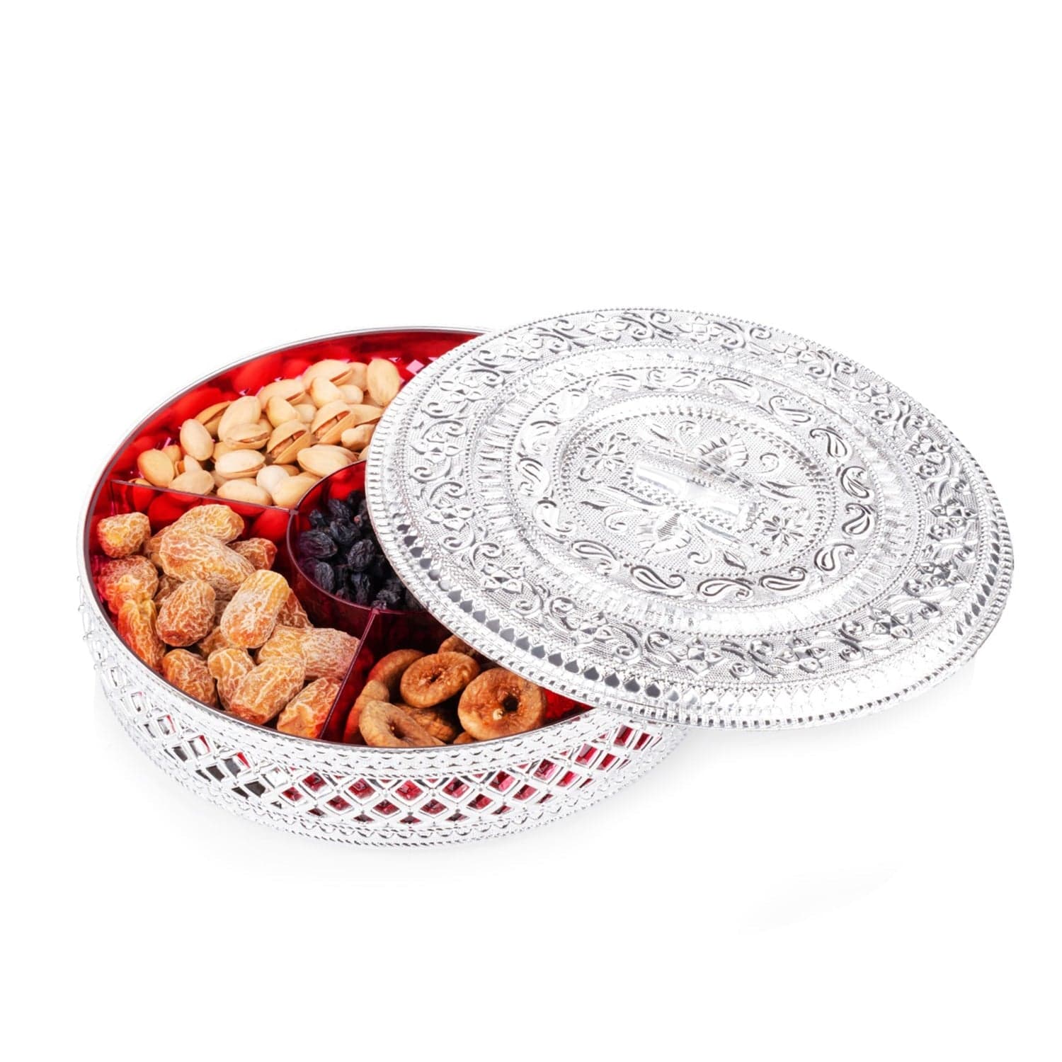 Round Box, Dry Fruit Box For Kitchen Storage Home Decor thumbnail 4