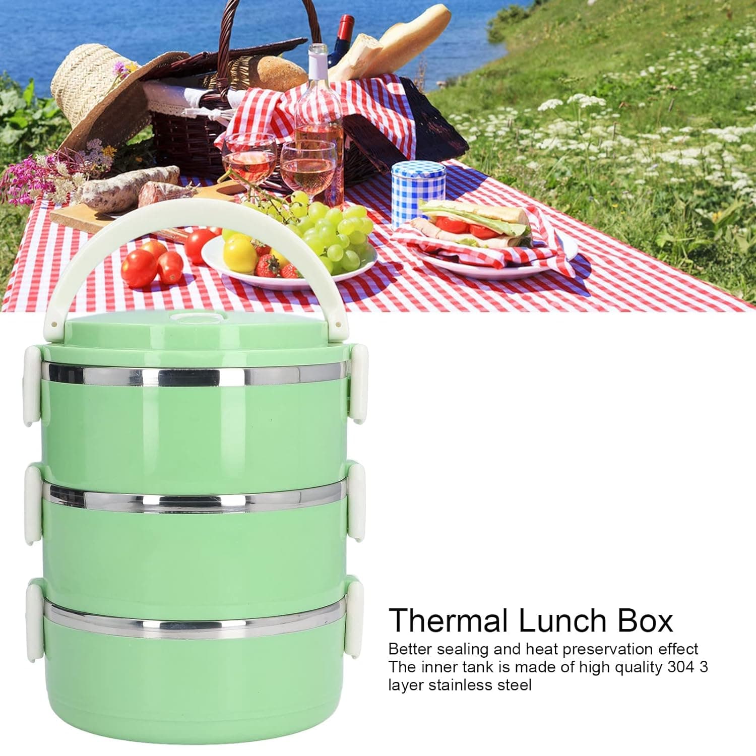 3 Layer Doraemon Lunch Box Tiffin High Quality Steel Lunch Box 3 Layer Tiffin For School  thumbnail 6