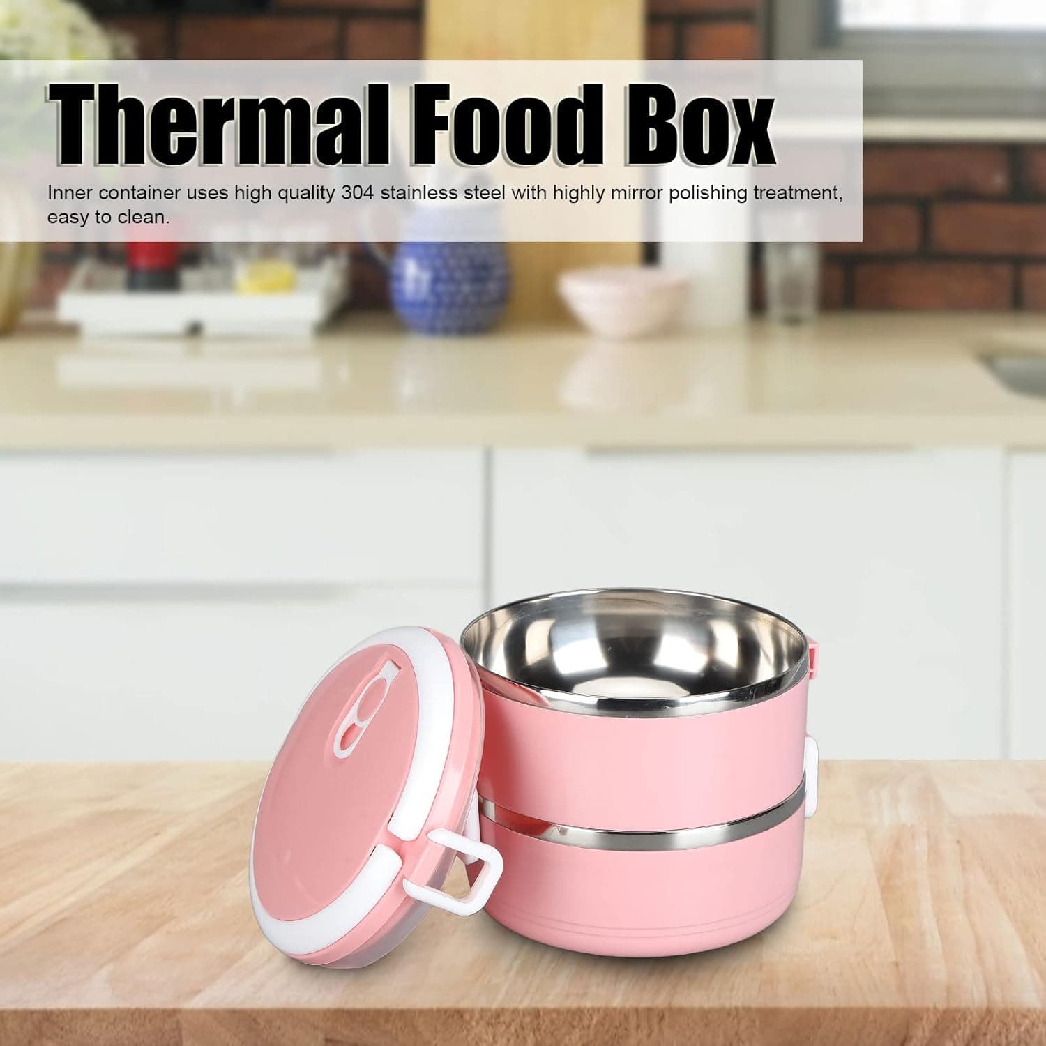 Doraemon 2Layer Lunch Box Steel High Quality 2 Layer Tiffin Box For Home  thumbnail 7