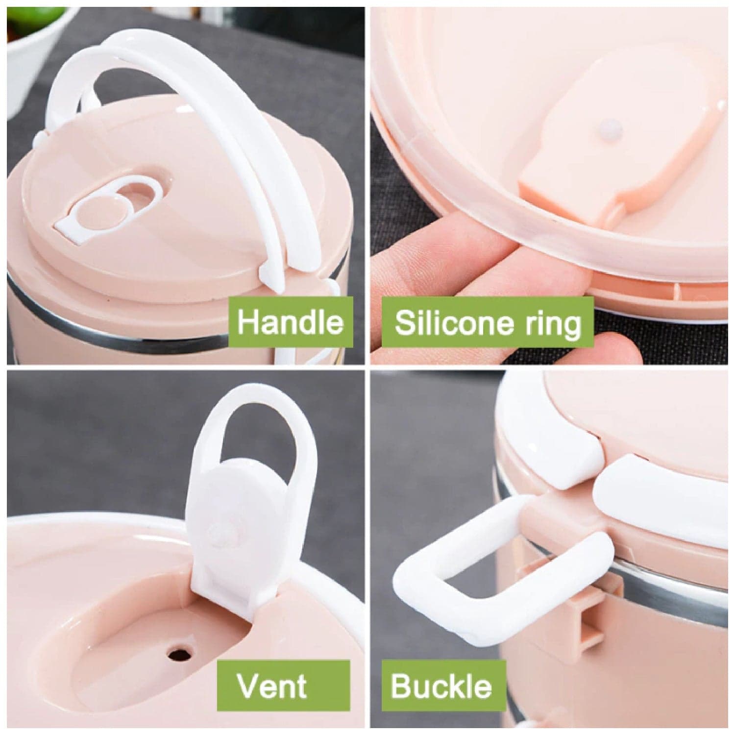 Multi Layer Stainless Steel Hot Lunch Box (1 Layer) thumbnail 6