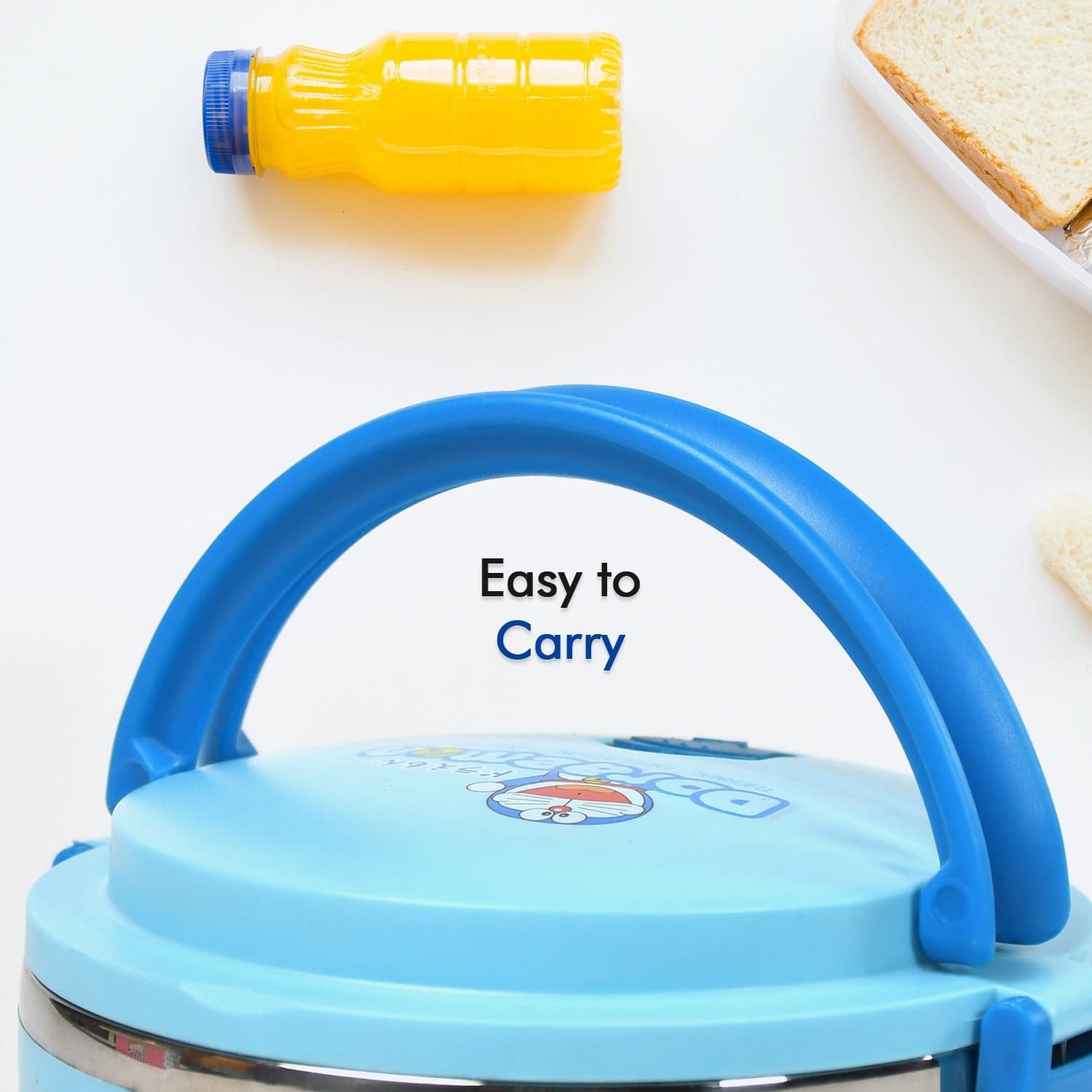Single Layer Doraemon Steel Lunch Box High Quality Premium Lunch Box For Office & School Use thumbnail 7