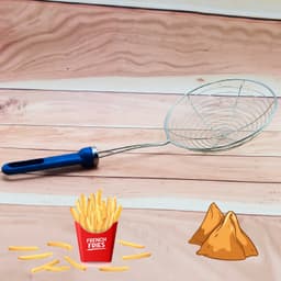 Round Stainless Steel Deep Fry / Mesh Strainer