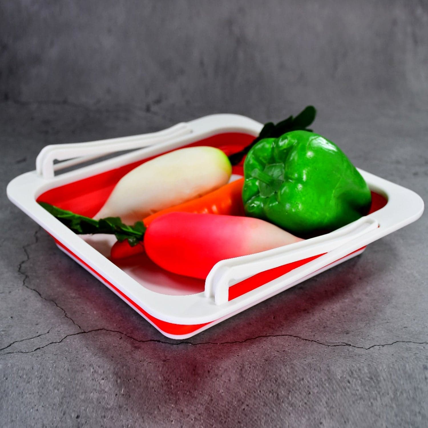 Refrigerator Folding Storage Box Fridge Storage Basket thumbnail 5