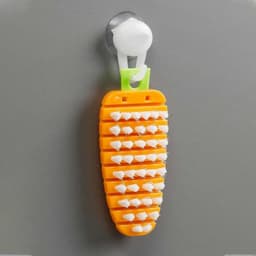 Vegetable Scrubbing Brush, Vegetable Scrubber Non for Toxic Fruit Brush Carrot Shape Vegetable Brush For Potato For Vegetable