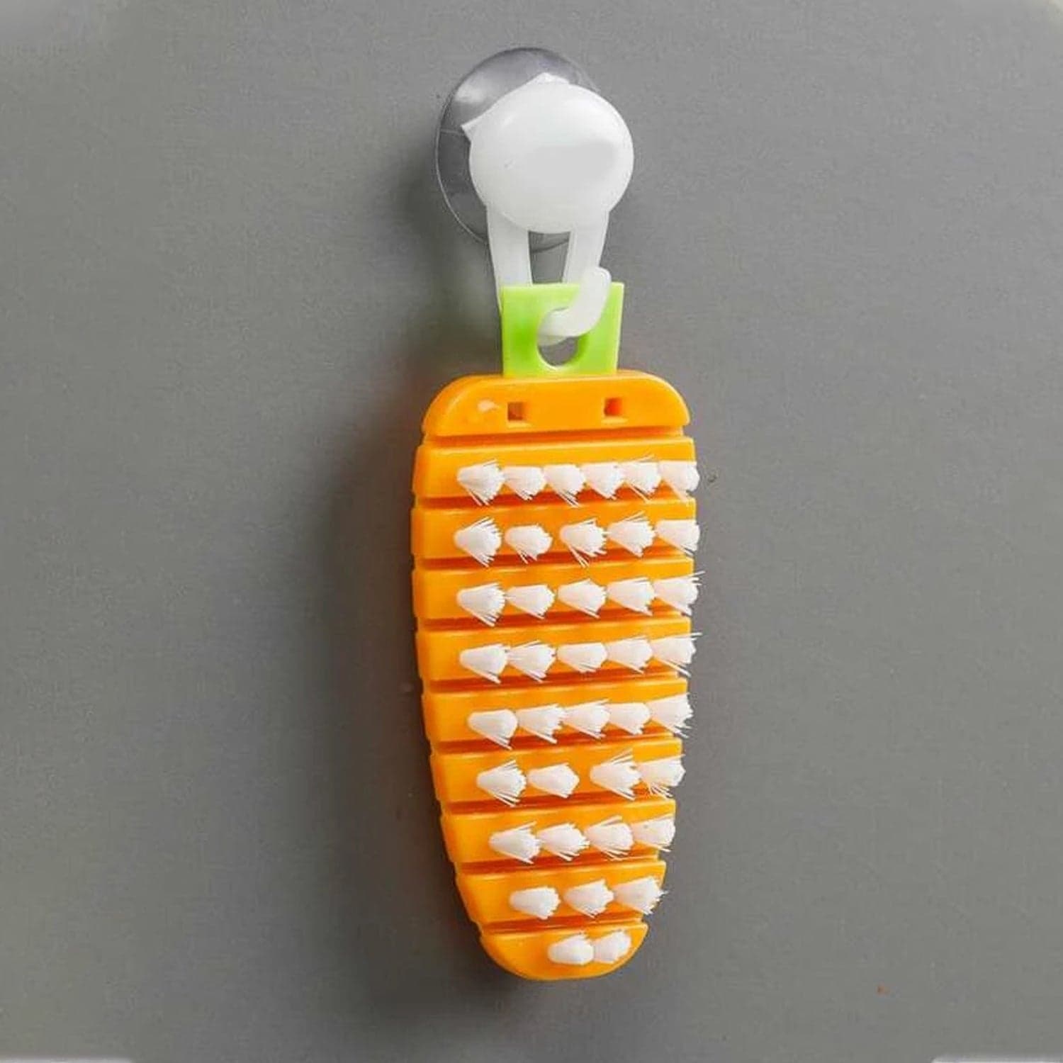 Vegetable Scrubbing Brush, Vegetable Scrubber Non for Toxic Fruit Brush Carrot Shape Vegetable Brush For Potato For Vegetable thumbnail 1