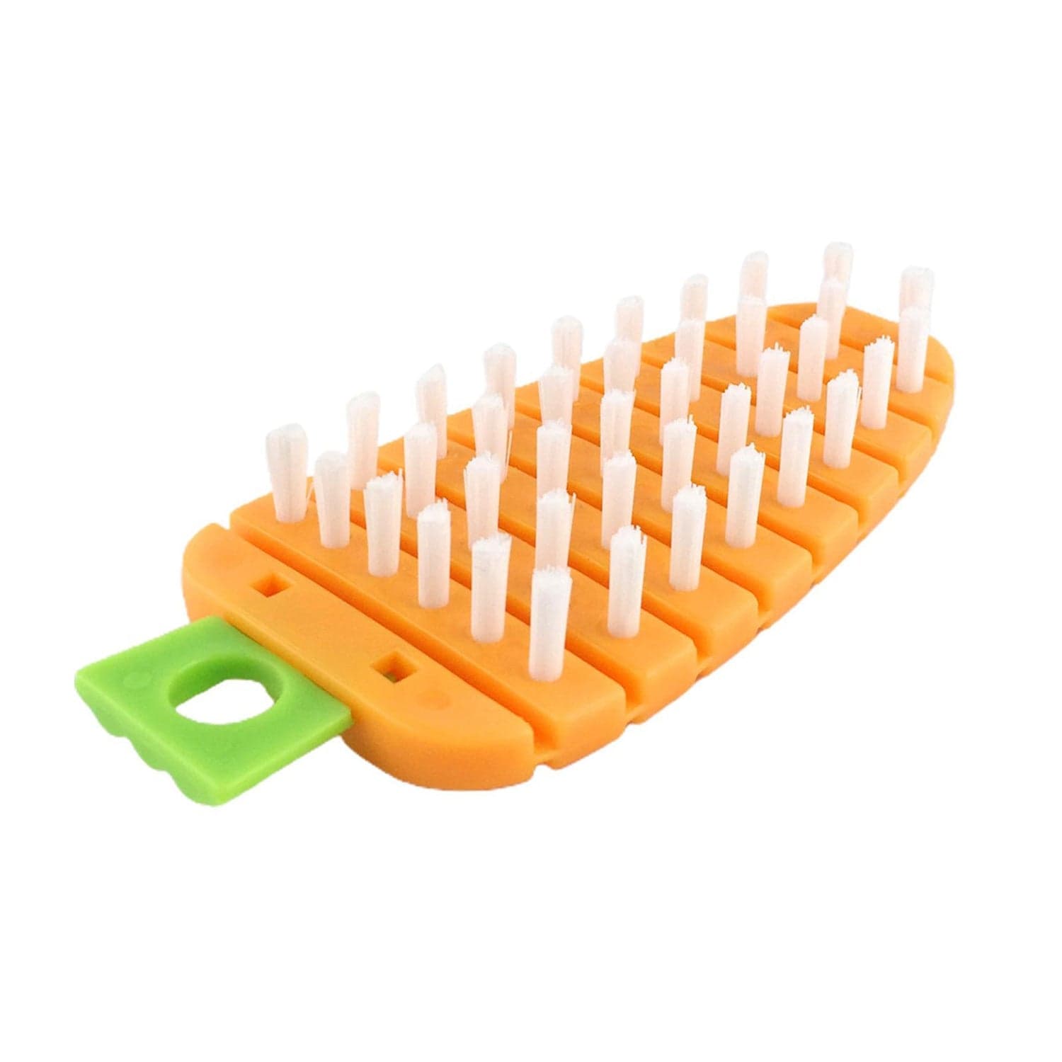 Vegetable Scrubbing Brush, Vegetable Scrubber Non for Toxic Fruit Brush Carrot Shape Vegetable Brush For Potato For Vegetable thumbnail 4