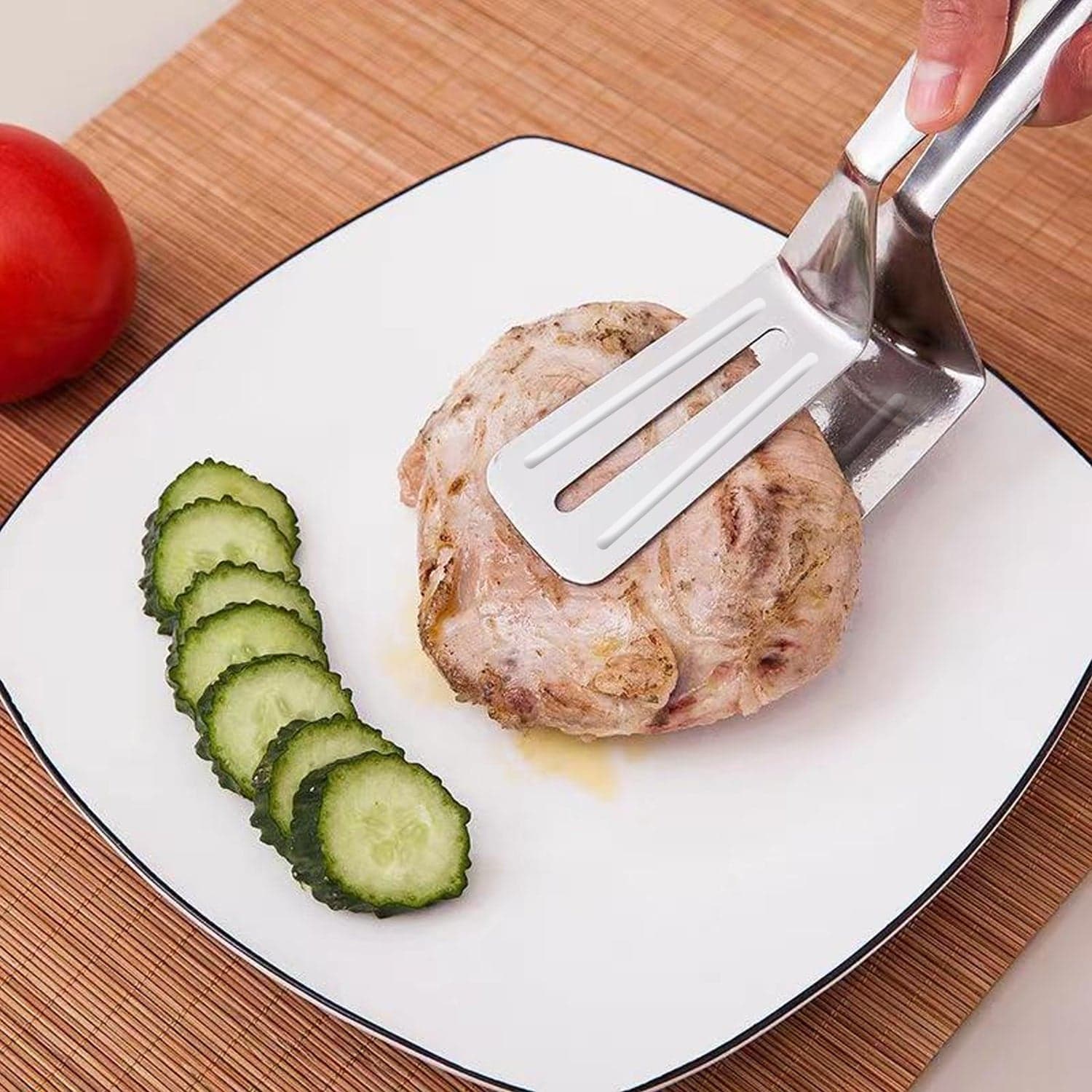 Multifunction Stainless Steel Cooking & BBQ Tongs thumbnail 3
