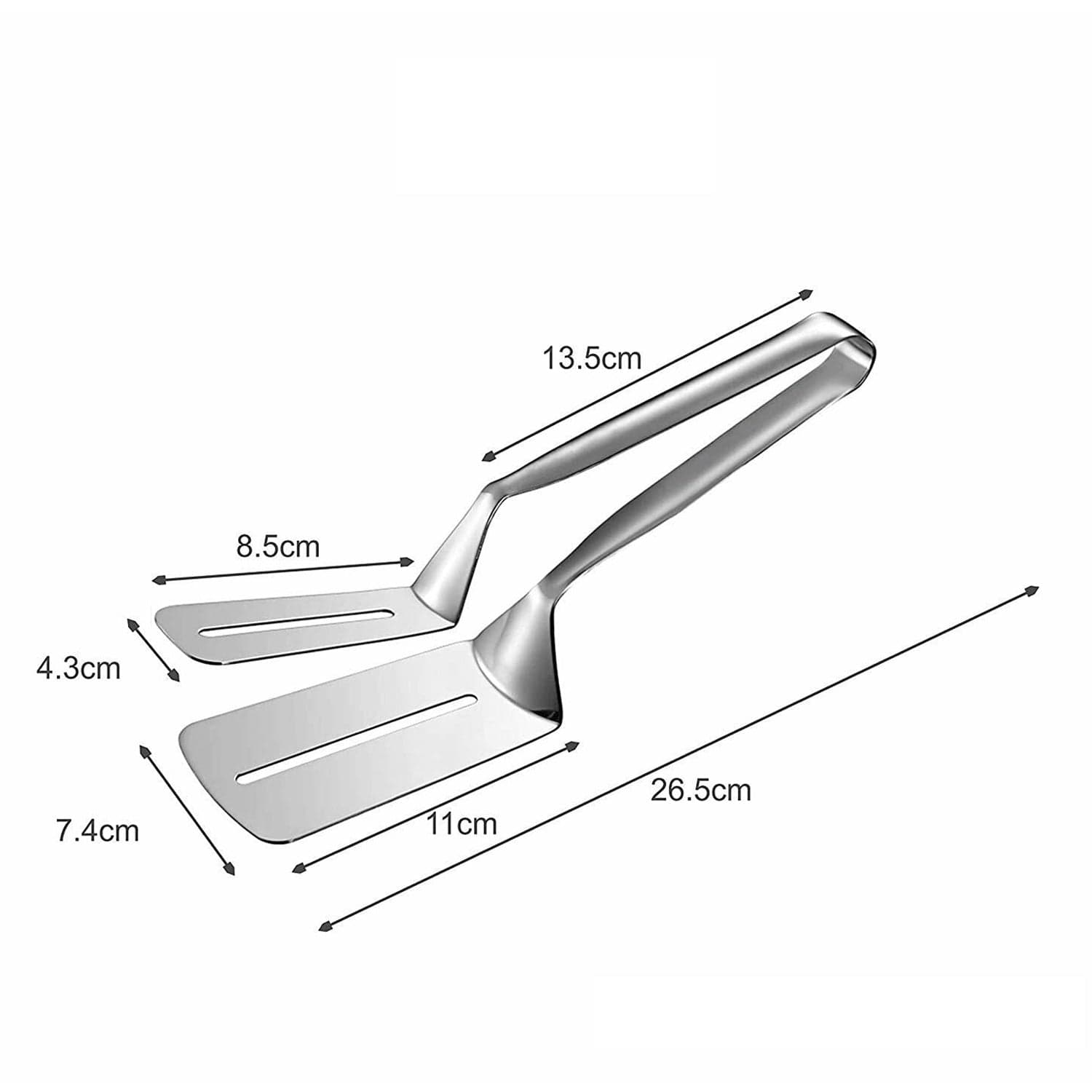 Multifunction Stainless Steel Cooking & BBQ Tongs thumbnail 5