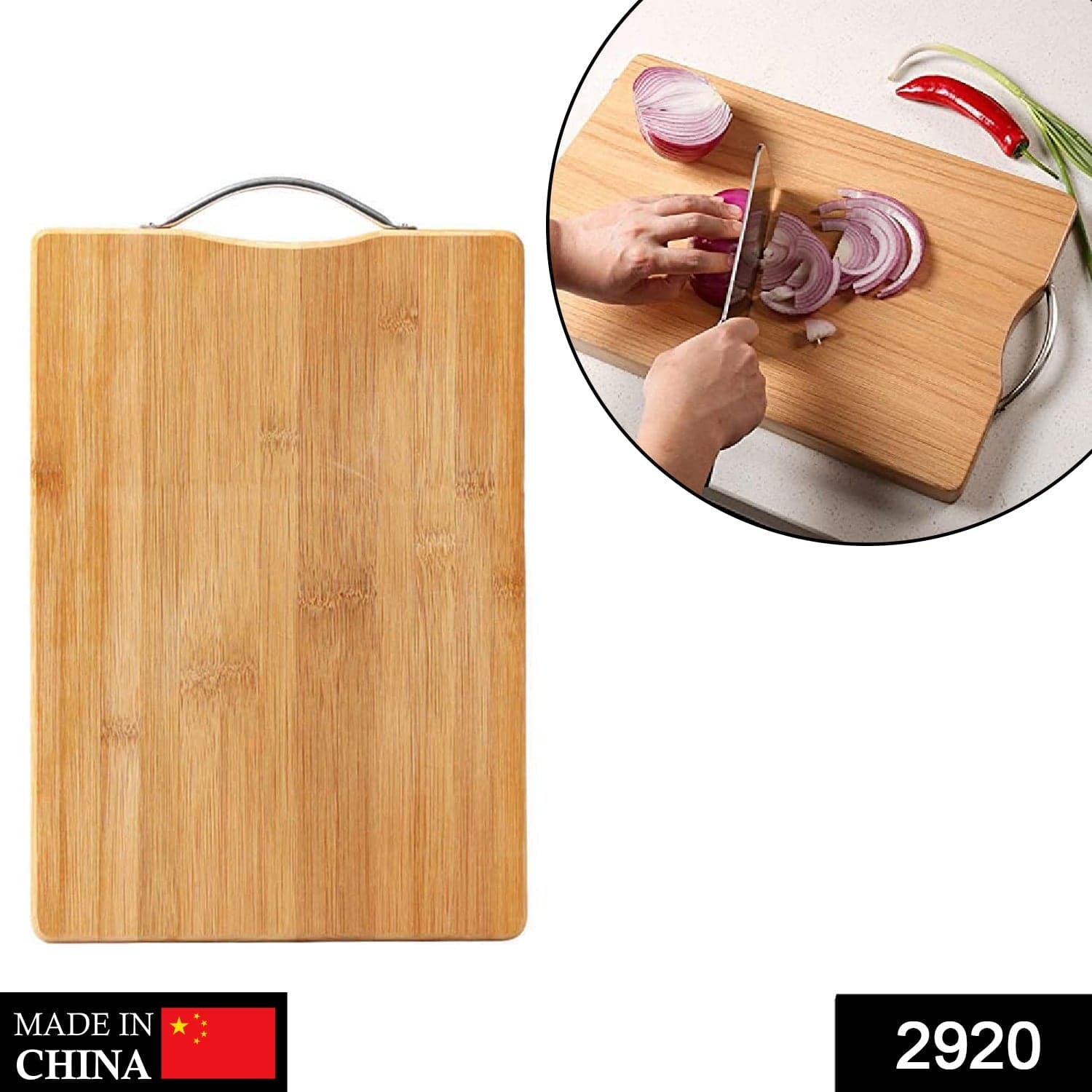 Wooden Chopping / Cutting Board with Anti Skid Mat thumbnail 2