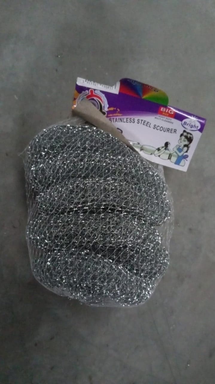 Stainless Steel Scrubber / Scourer (pack of 6pc) thumbnail 8