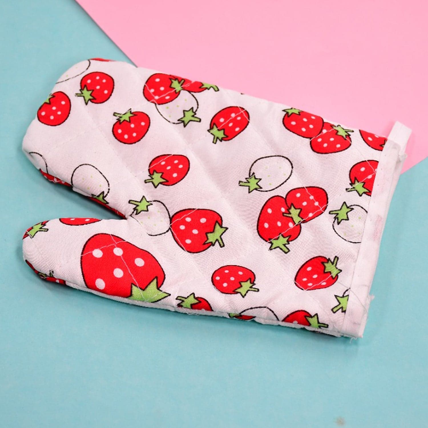 Designer Multicoloured Oven Mitt and Pot Holder thumbnail 5