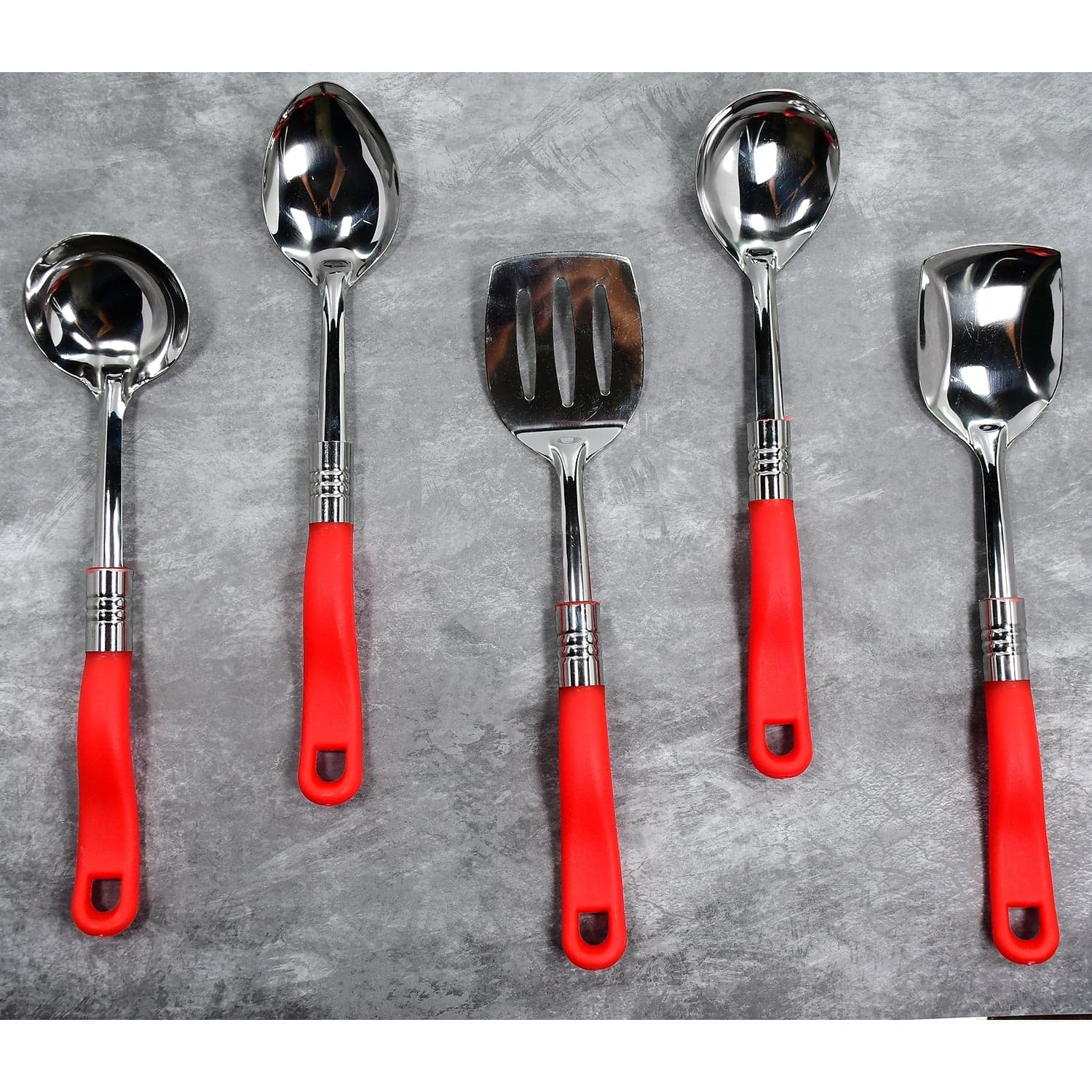 Stainless Steel Serving Spoon Set 5 pcs. thumbnail 6
