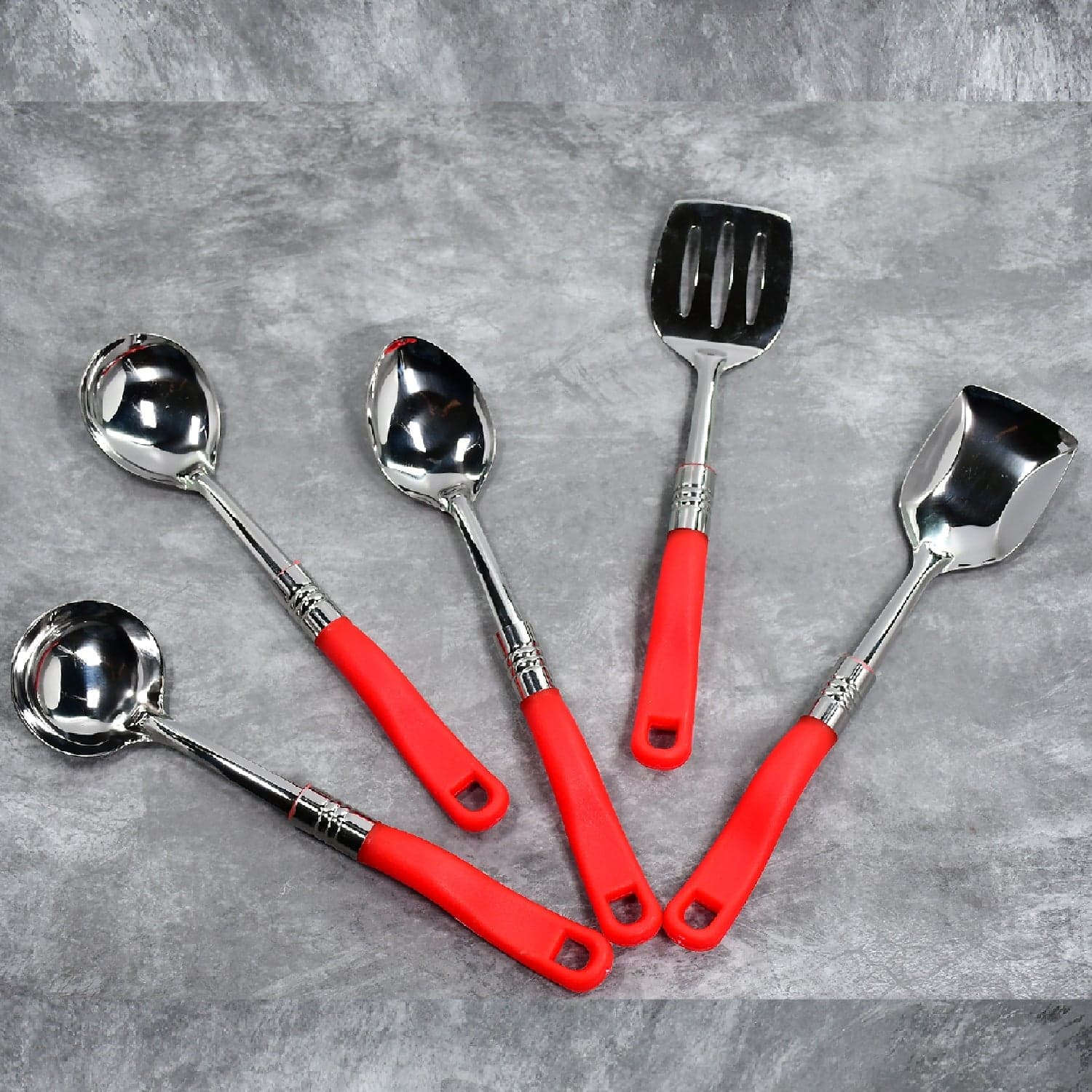 Stainless Steel Serving Spoon Set 5 pcs. thumbnail 7