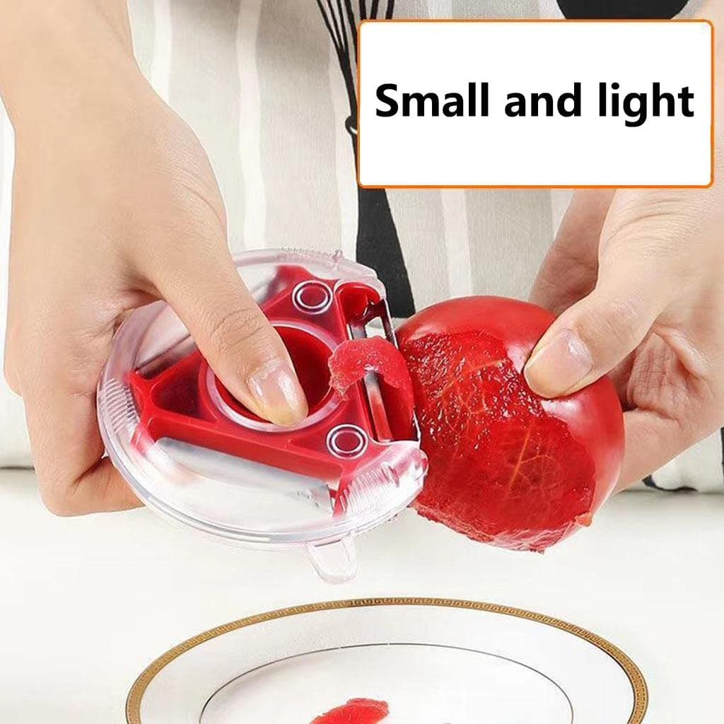 3 in 1 Multi Function Three Use Rotary Hanging Round Planer Peeler and Cutter Vegetable Slicer Kitchen Tools Kitchen Gadgets thumbnail 5