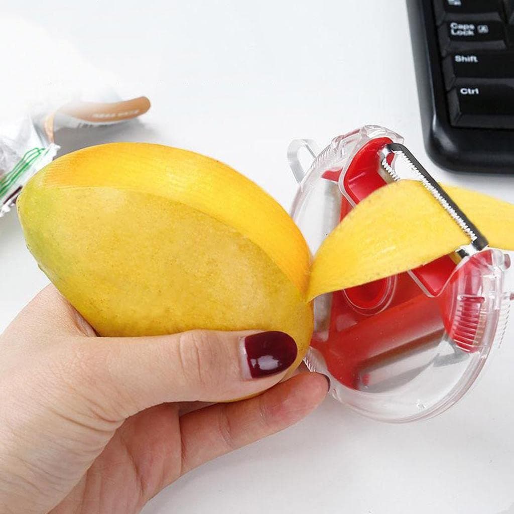 3 in 1 Multi Function Three Use Rotary Hanging Round Planer Peeler and Cutter Vegetable Slicer Kitchen Tools Kitchen Gadgets thumbnail 8