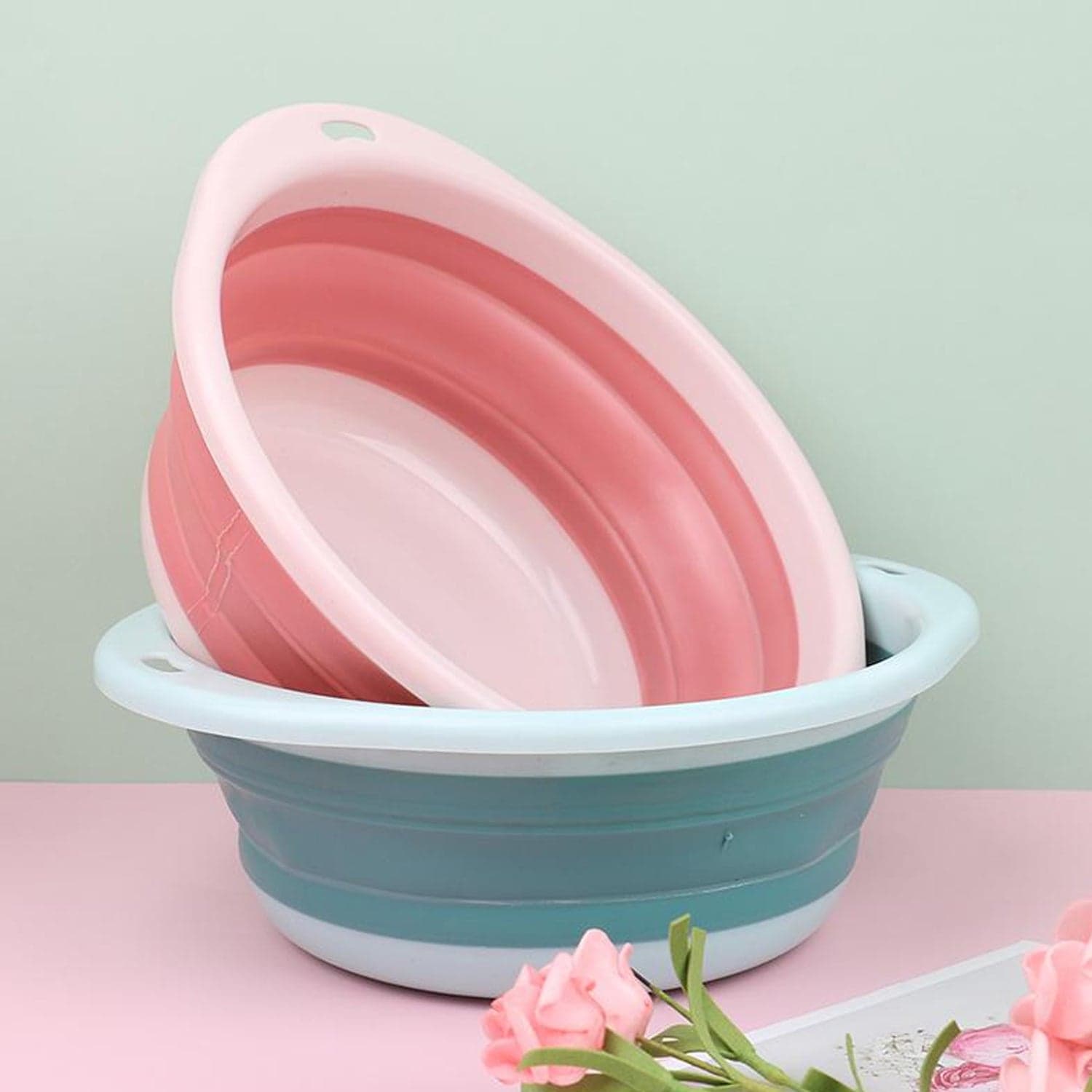 Portable Collapsible Tub with Hanging Hole thumbnail 6