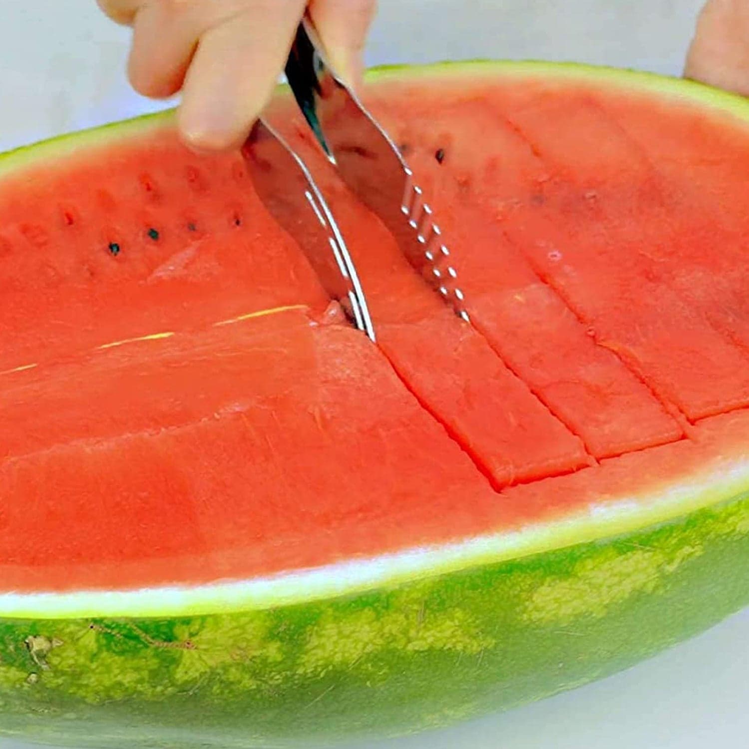 Watermelon Slicer - Stainless Steel Corer And Cutter thumbnail 4