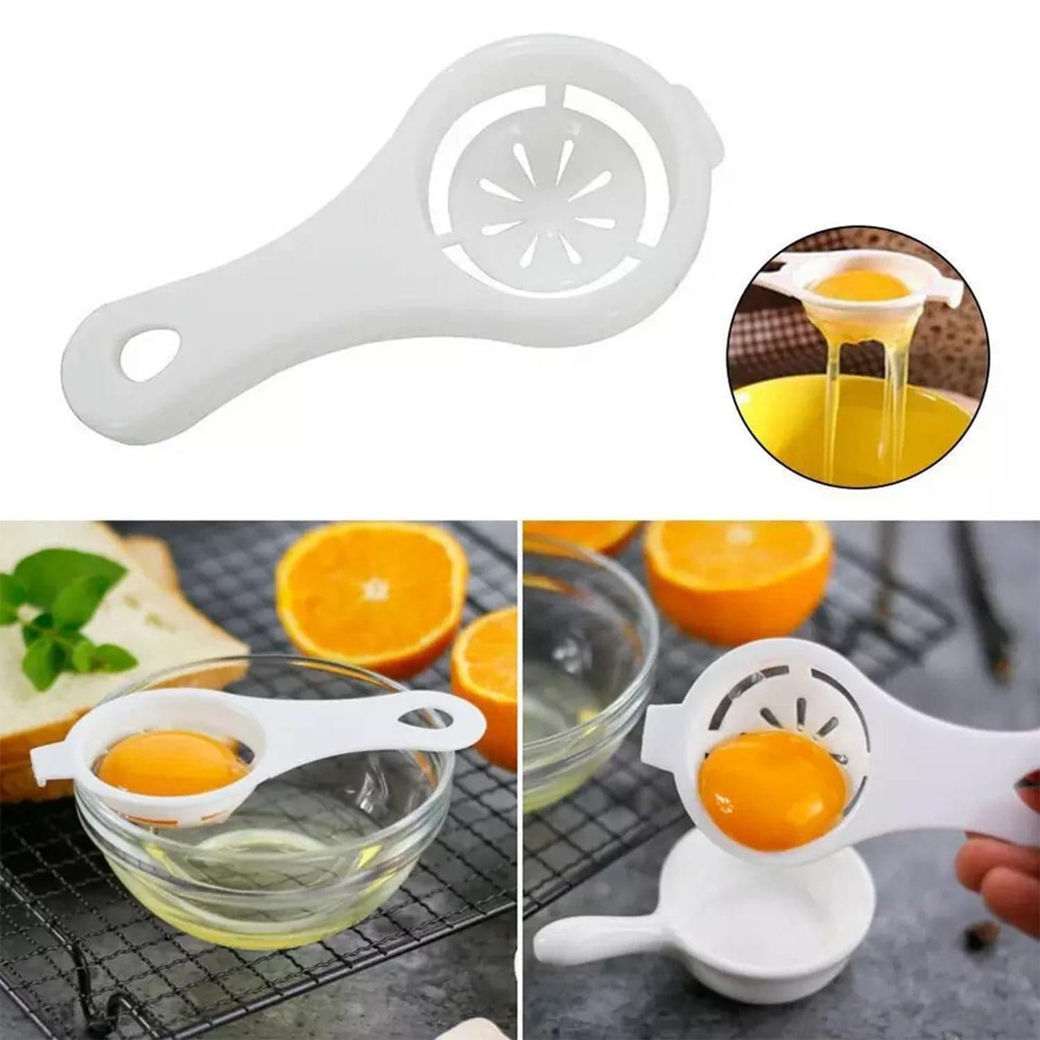 4pc kitchen tools 1pc spatula brush 1pc oven glove 1pc egg yolk separator and paper cup set of 25pcs thumbnail 6