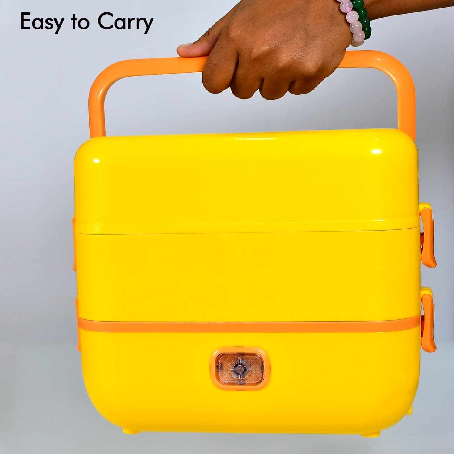 2Layer Electric Lunch Box For Office, Portable Lunch Warmer With Removable 4 Stainless Steel Container. thumbnail 8