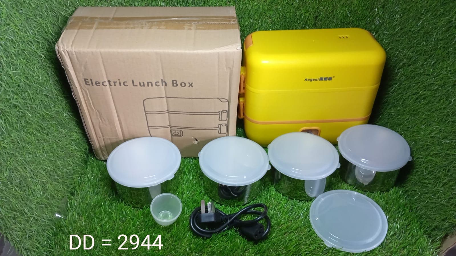 2Layer Electric Lunch Box For Office, Portable Lunch Warmer With Removable 4 Stainless Steel Container. thumbnail 9