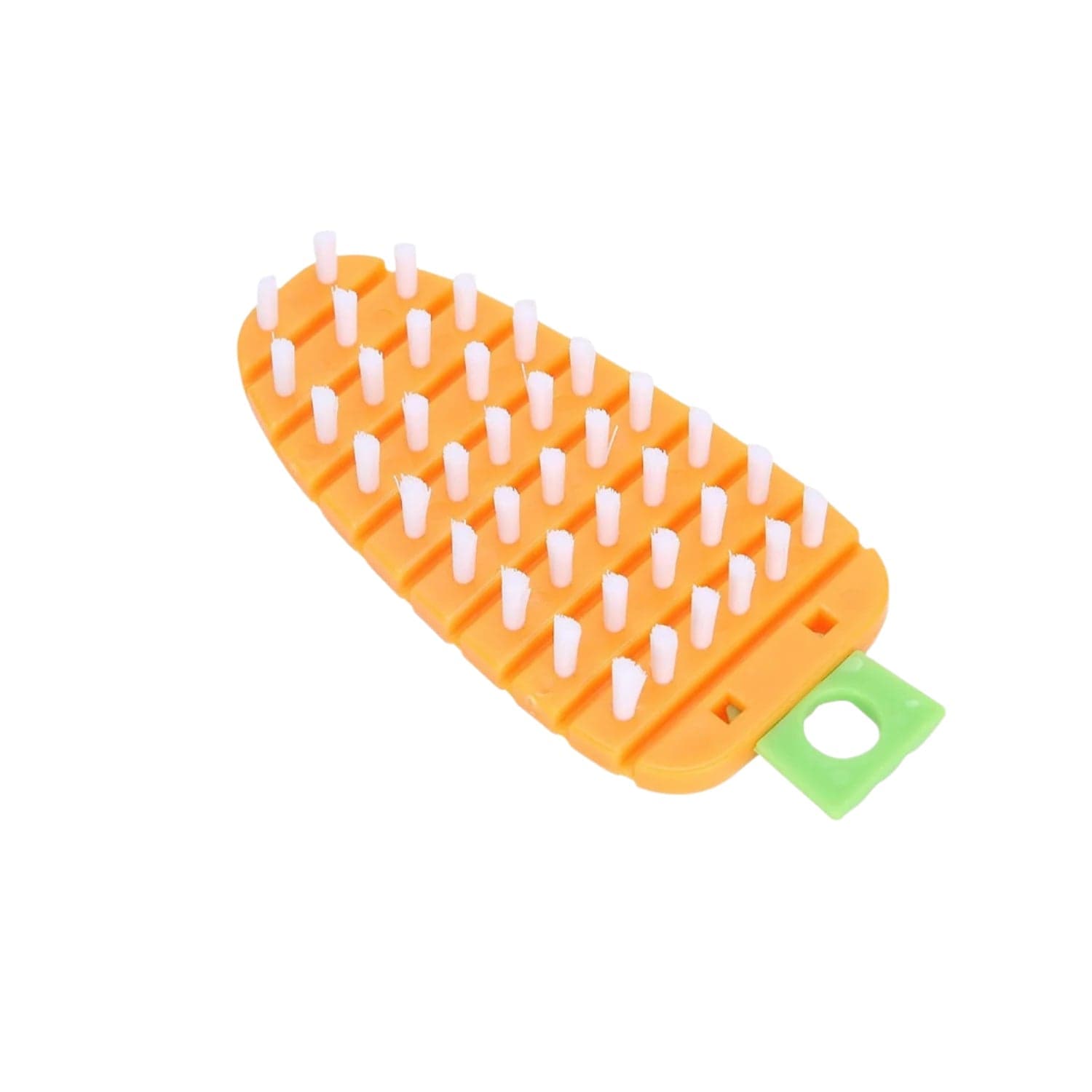 Carrot-Shaped Non-Toxic Vegetable Scrubbing Brush for Fruits & Veggies thumbnail 5
