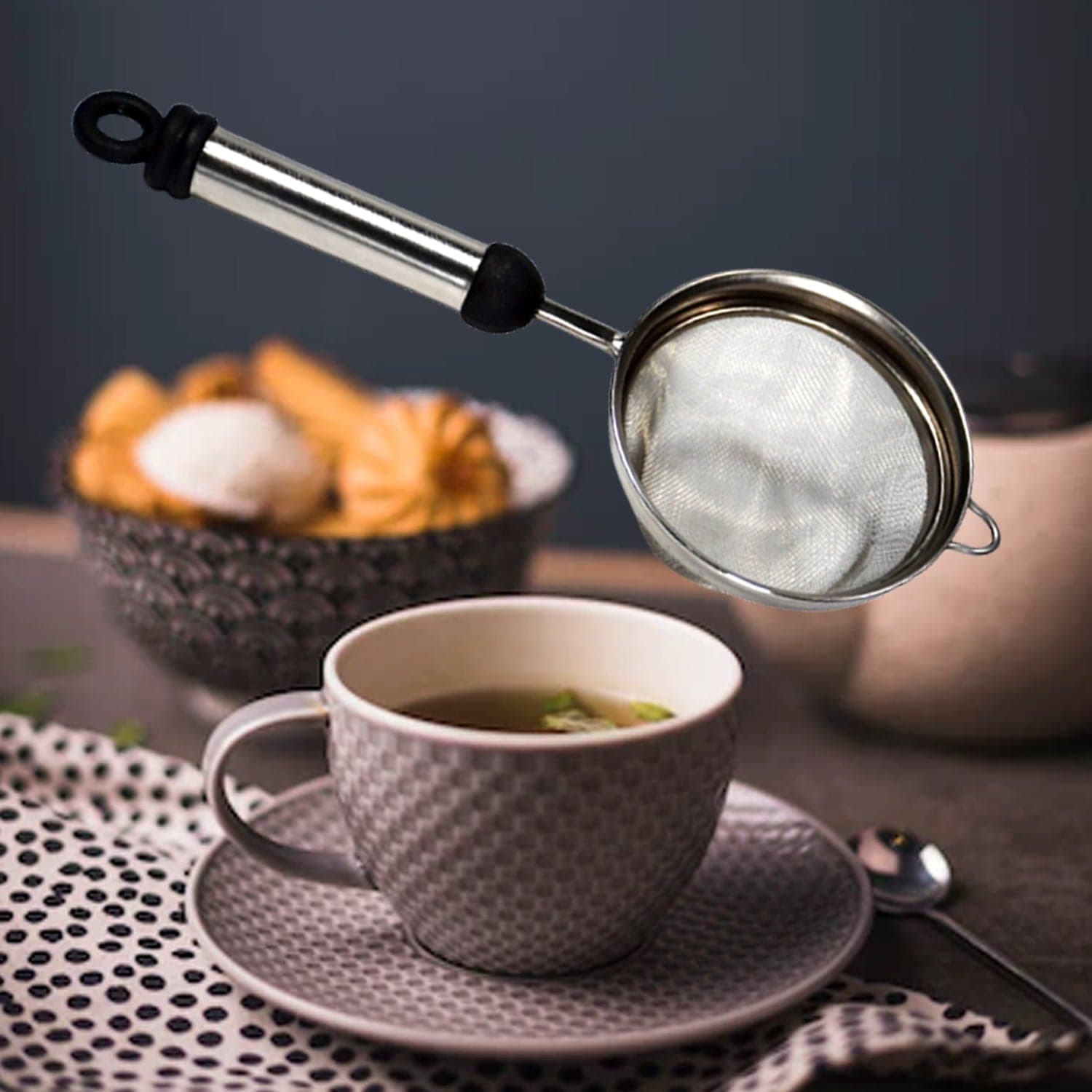 Stainless Steel Soup Juice / Tea Strainer thumbnail 7