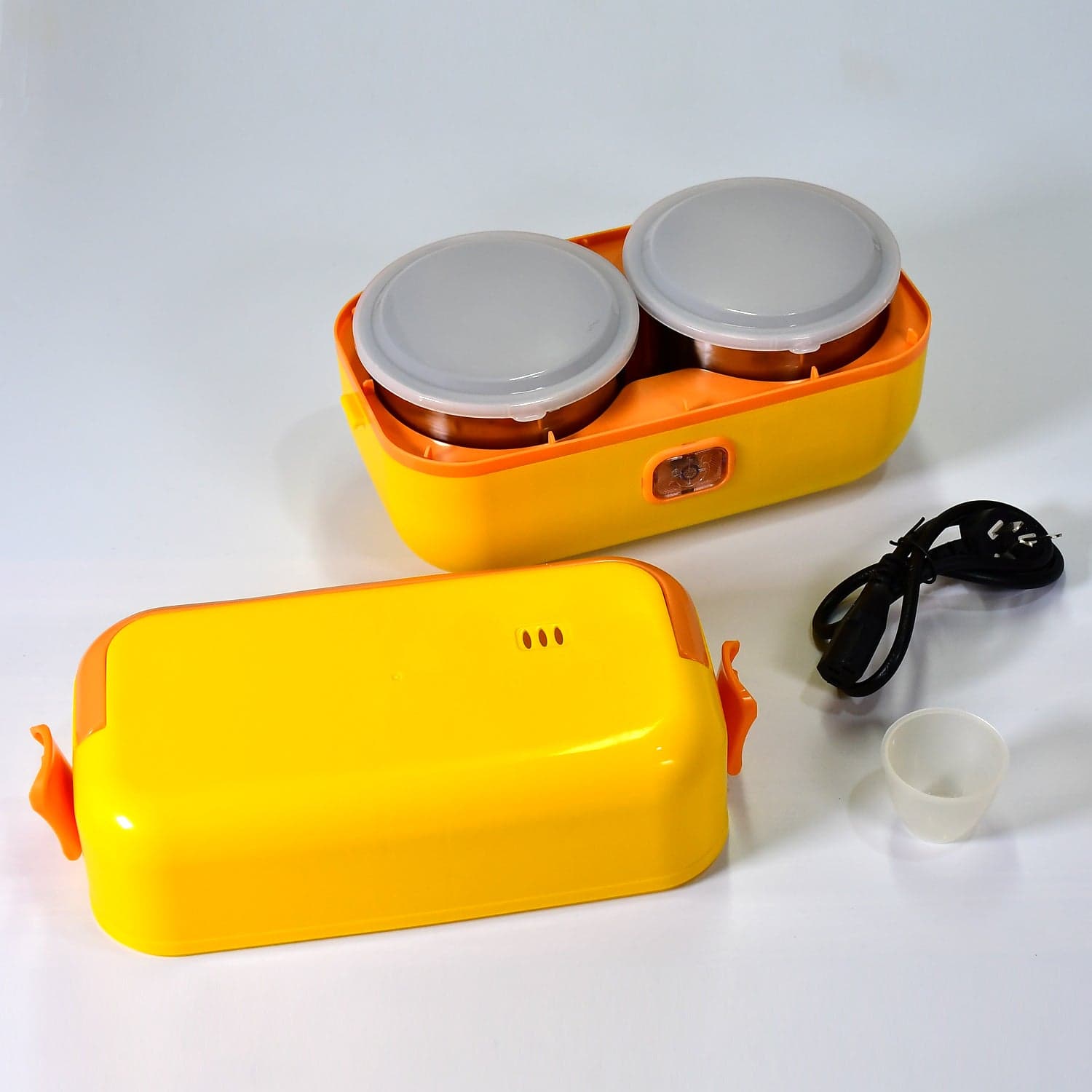 1Layer Electric Lunch Box For Office, Portable Lunch Warmer With Removable 2 Stainless Steel Container. thumbnail 1