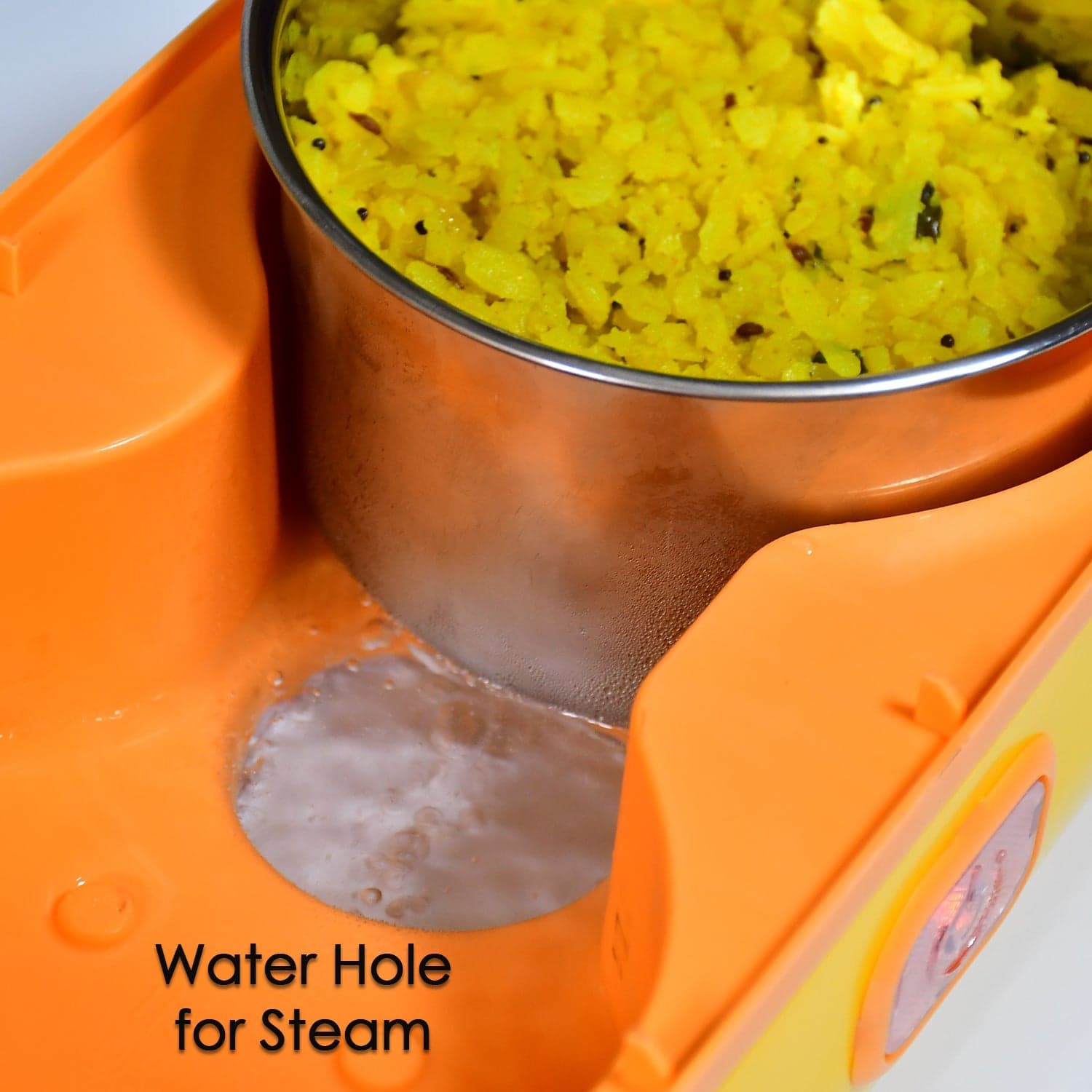 1Layer Electric Lunch Box For Office, Portable Lunch Warmer With Removable 2 Stainless Steel Container. thumbnail 8