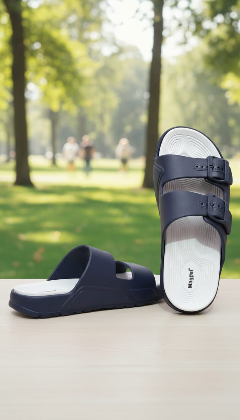 Men Casual Sandal (Navy Blue) thumbnail 4