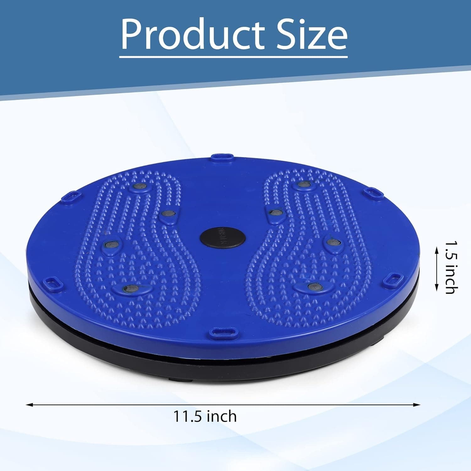 Magnetic Waist Twisting Disc With Acupressure Massage – Anti-Slip Balance Board For Home Fitness thumbnail 3
