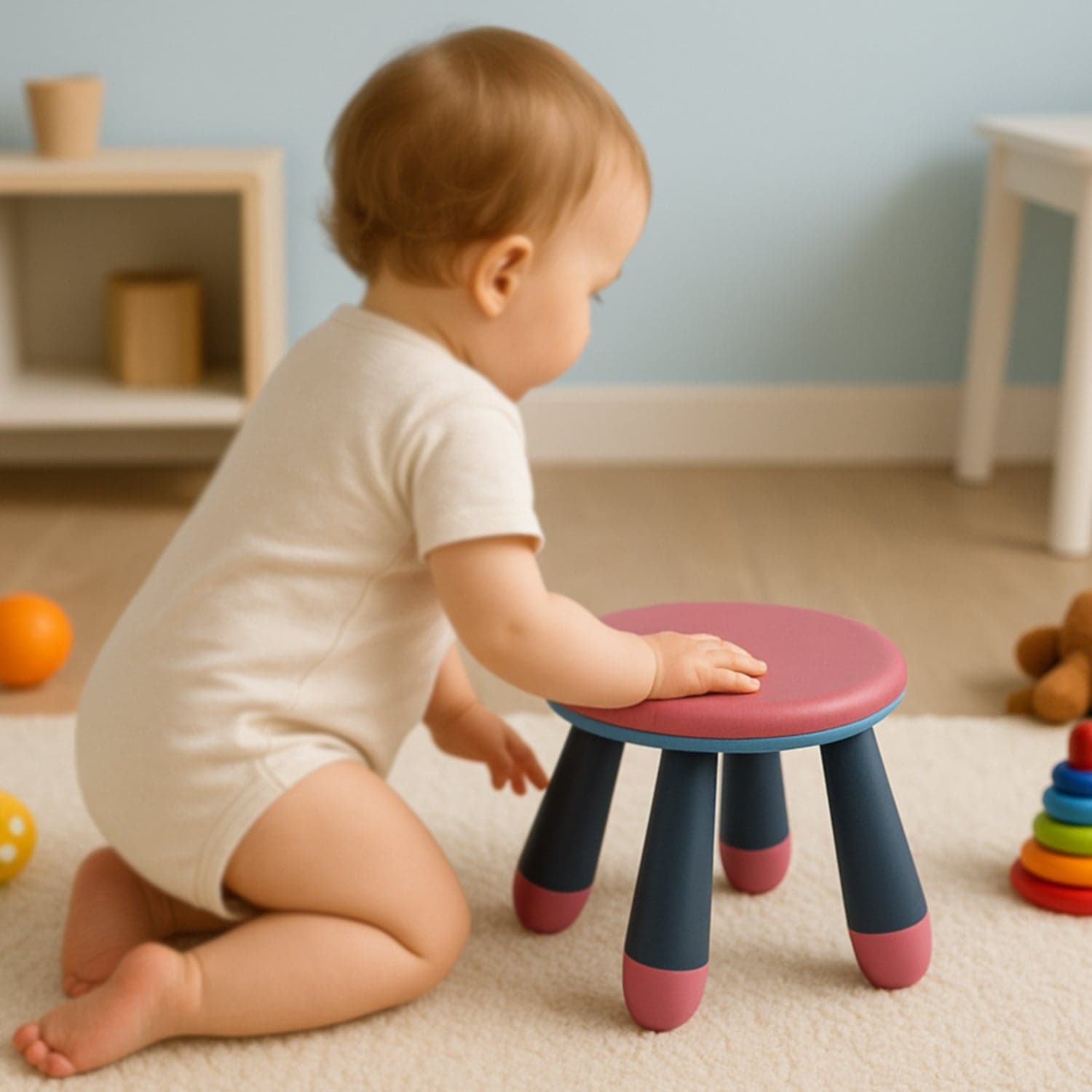 Foldable Baby Stool Used In All Kinds Of Places, Specially Made For Kids And Children'S Etc. thumbnail 3