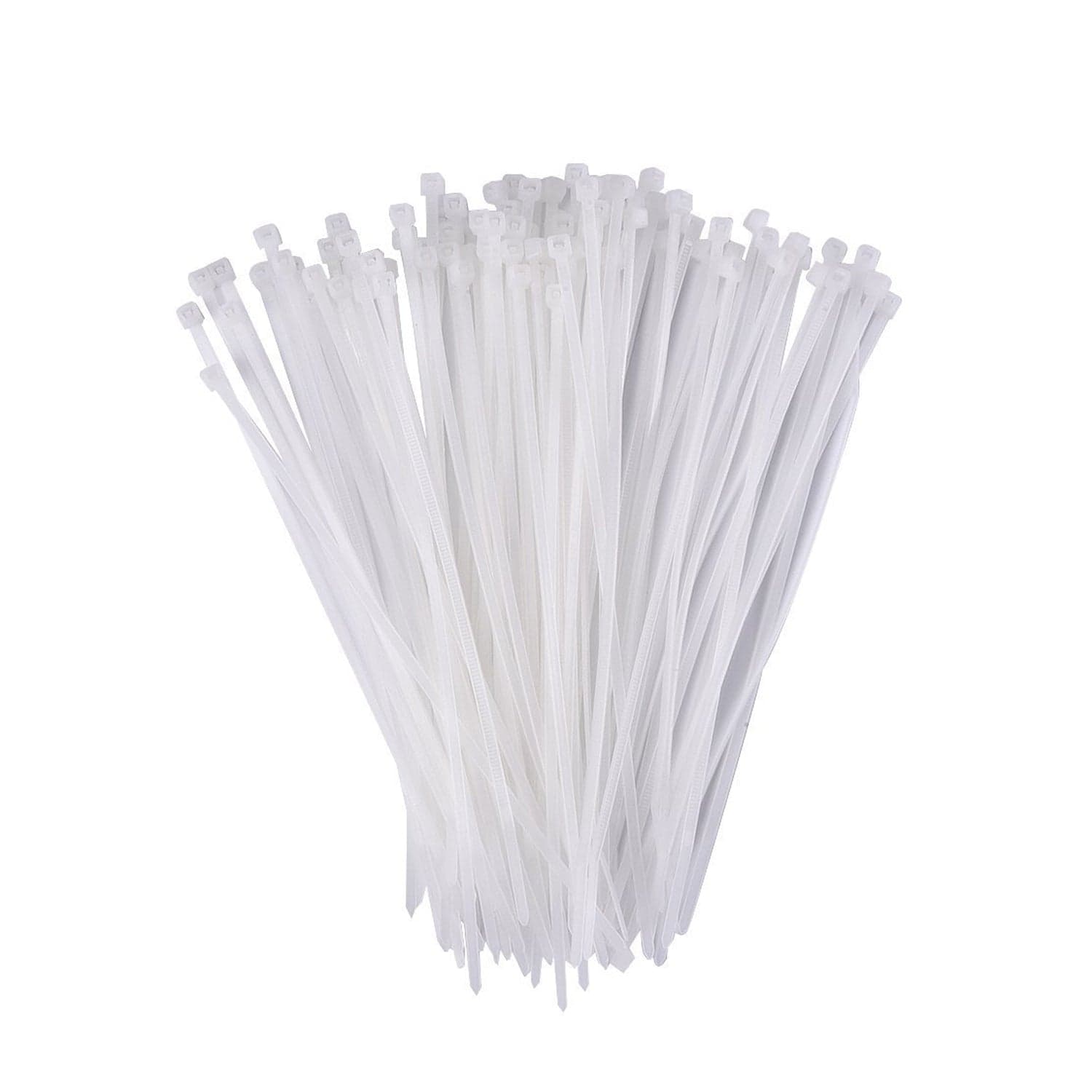 3.2X200 Mm Nylon Self Locking Cable Ties, Heavy Duty Strong Zip Wire Tie. Pack Of 100 - Black. thumbnail 6