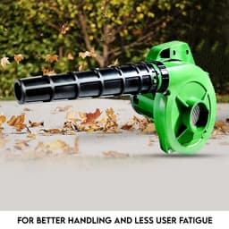 650V Blower Portable Rifel Range Portable Air Blower of 350W, 2.3m³/min, 13000 RPM, Green
