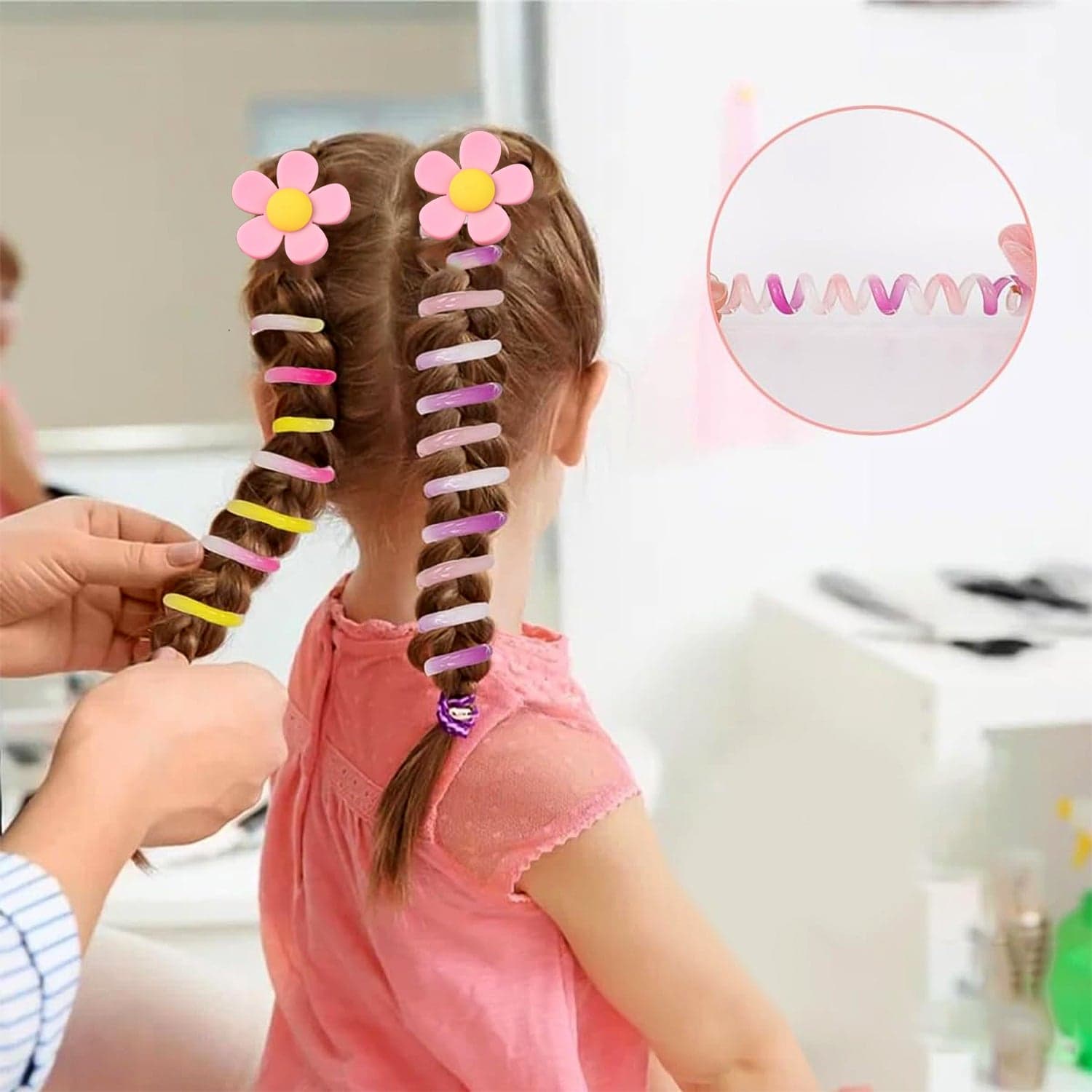 Colourful Telephone Wire Hairbands (1 pc / Mix Design), Hair accessories thumbnail 7