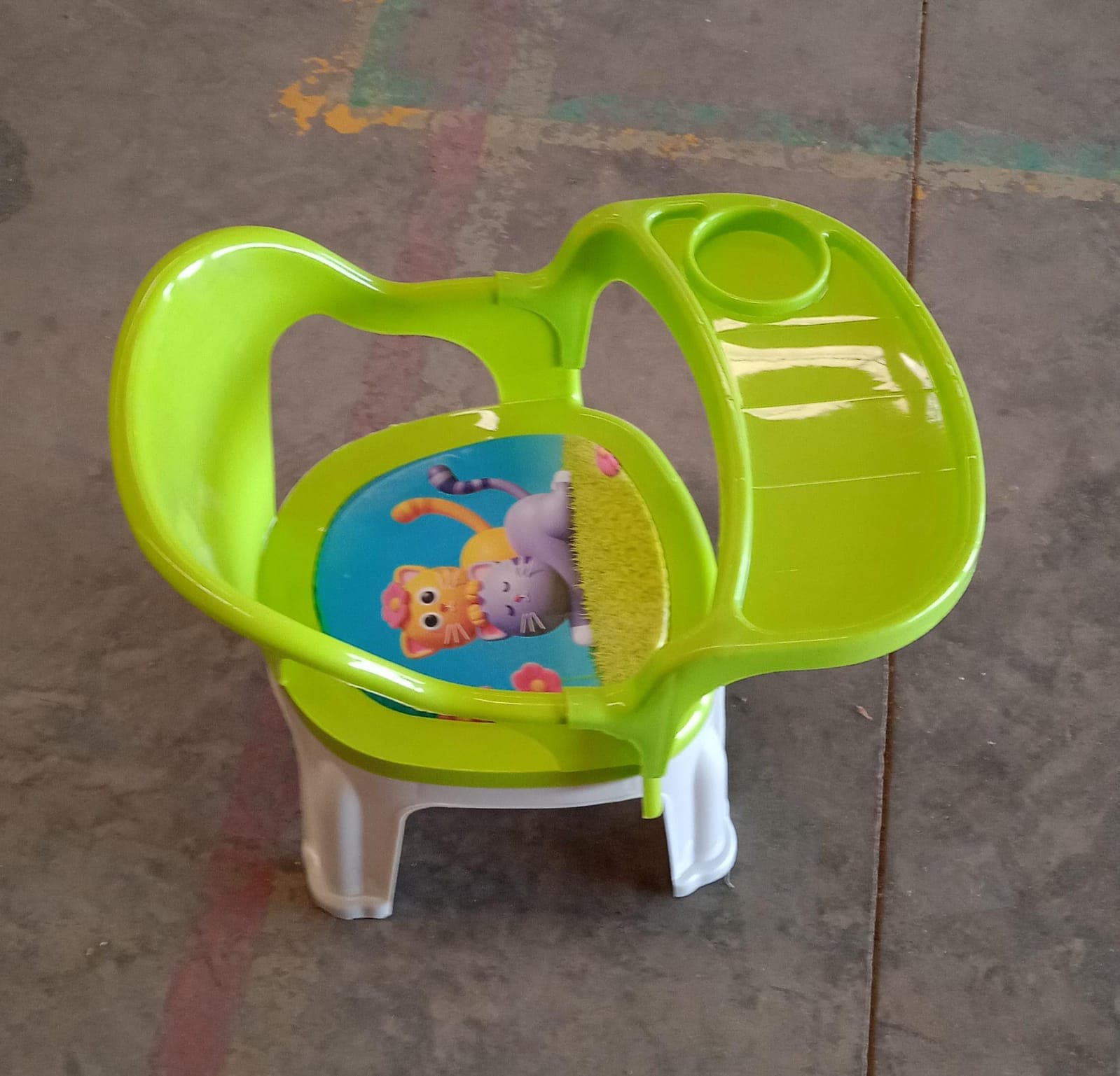 Baby Chair, With Tray Strong And Durable Plastic Chair For Kids/Plastic School Study Chair/Feeding Chair For Kids, Portable High Chair For Kids thumbnail 7